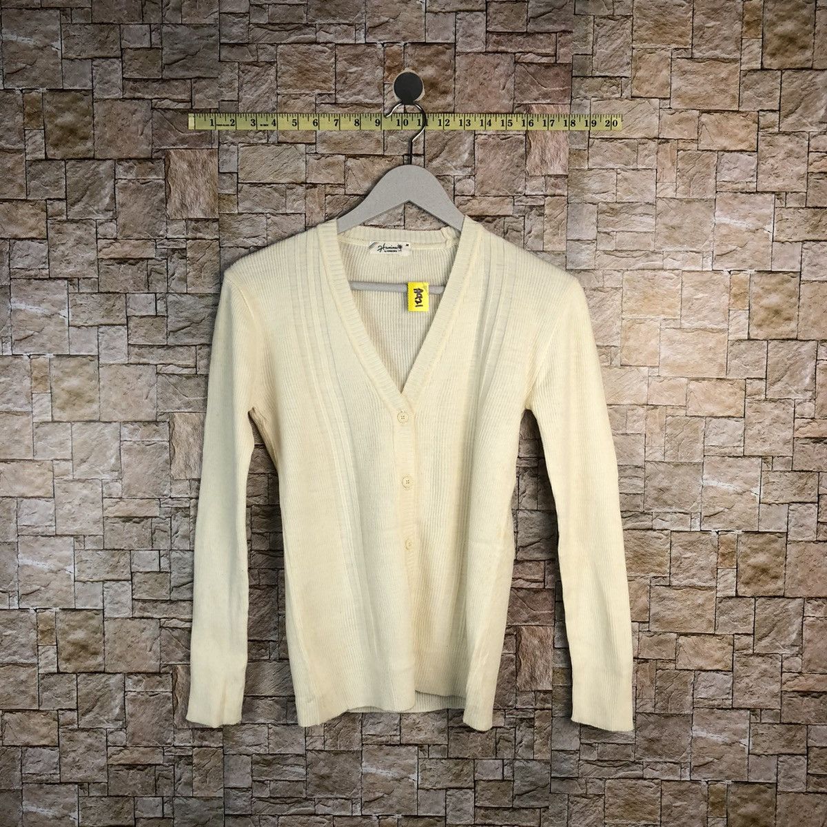 Homespun Knitwear × Japanese Brand Hamina White Knitwear cardigan vintage japan #A921 Size M / US 6-8 / IT 42-44 - 1 Thumbnail