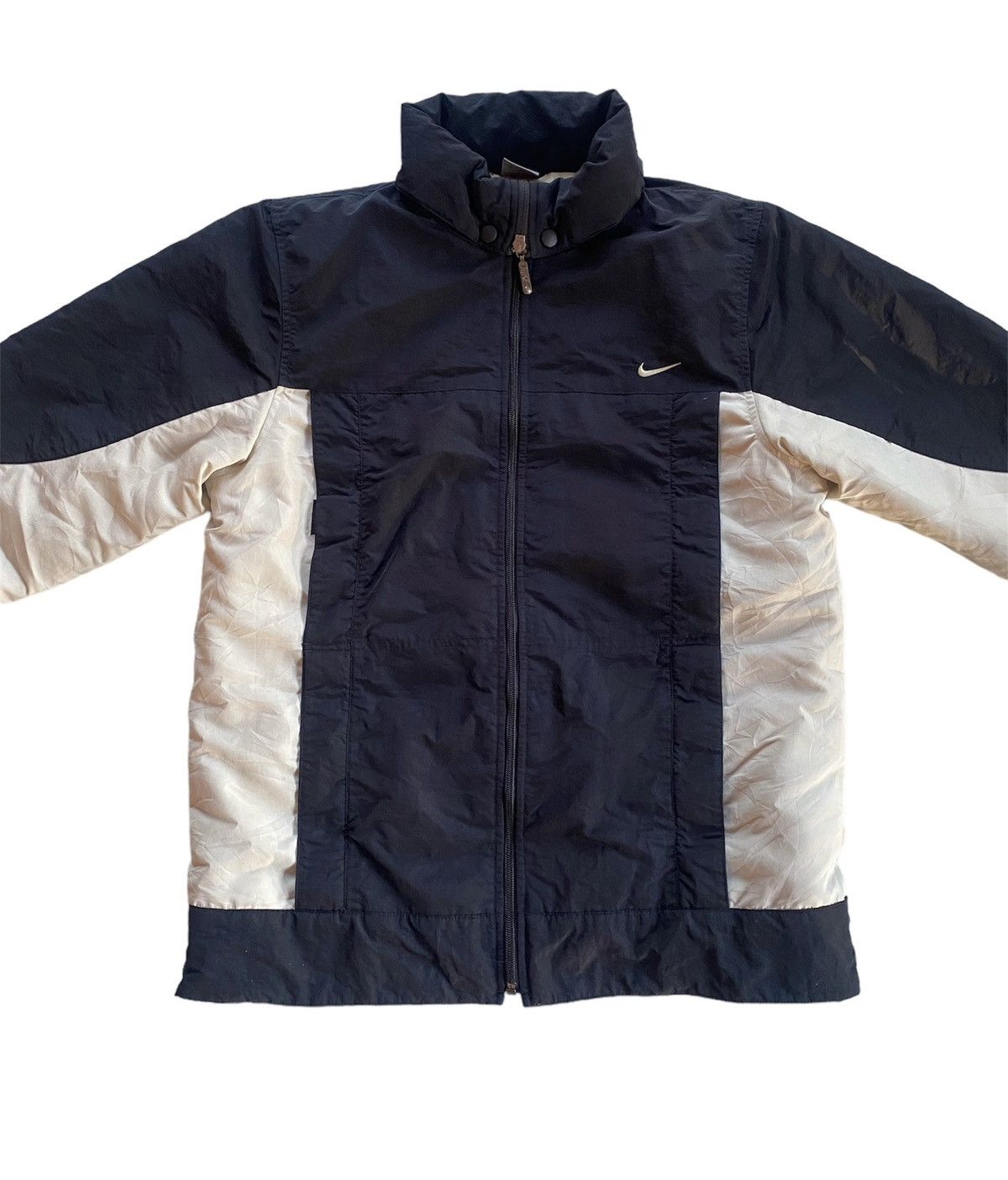 Nike × Vintage Vintage Nike Big Logo Puffer Jacket Size US S / EU 44-46 / 1 - 2 Thumbnail