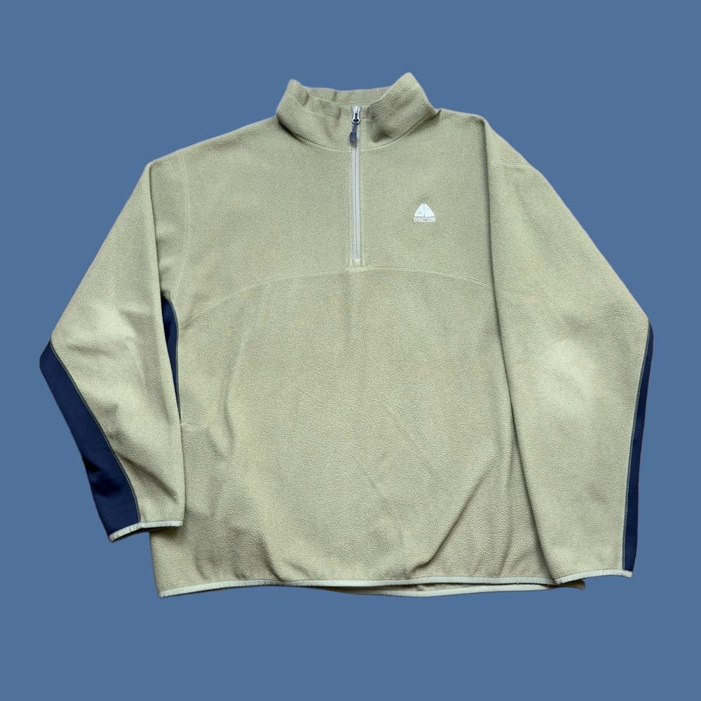 Nike ACG VTG Nike ACG Quarter Zip Pullover Mens 2XL Green Fleece Athletic Shirt Size US XXL / EU 58 / 5 - 1 Thumbnail