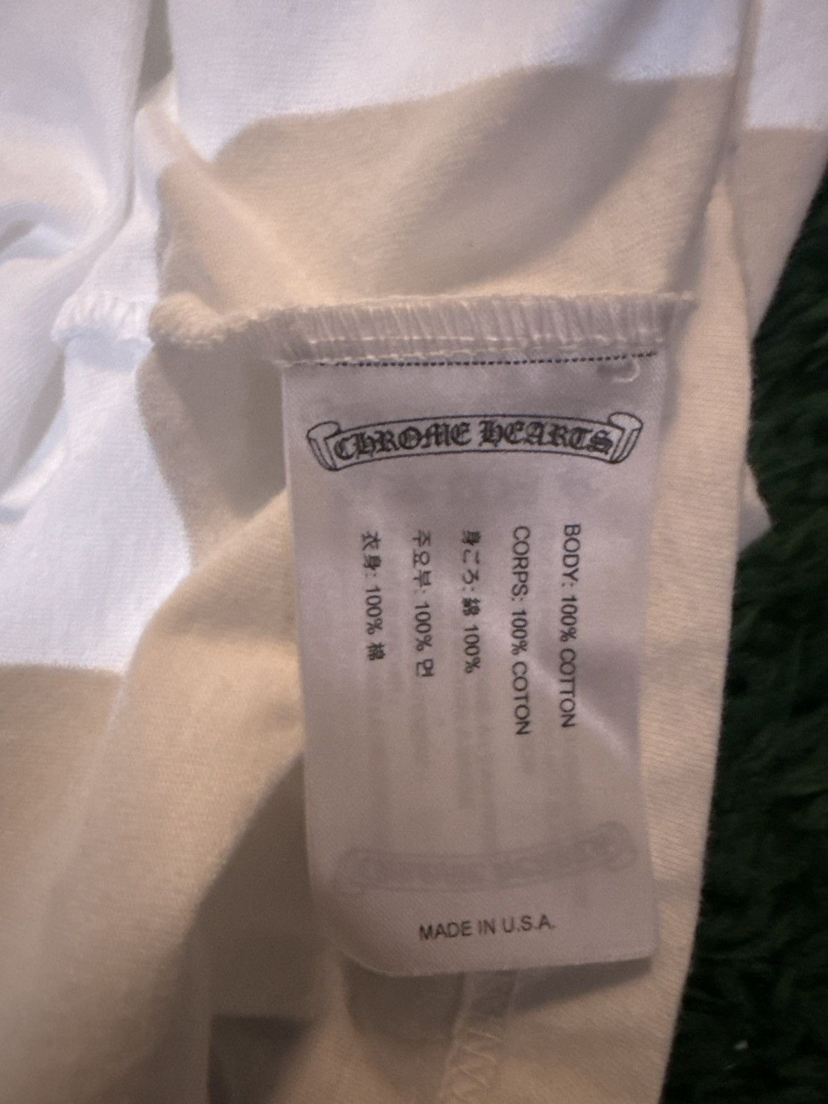 Chrome Hearts Chrome Hearts Script Logo L/S Size US XL / EU 56 / 4 - 9 Thumbnail