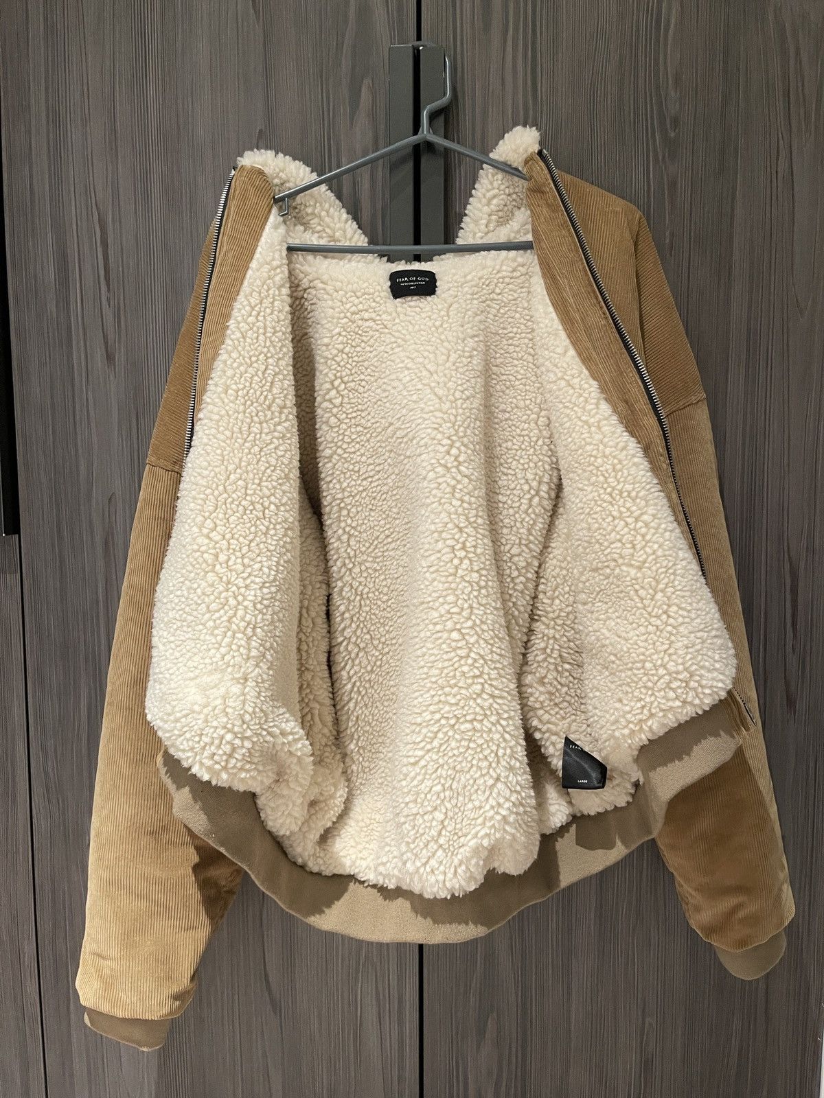Fear of God Fear of God Fifth Collection Corduroy Alpaca Hooded Jacket Size US L / EU 52-54 / 3 - 8 Thumbnail