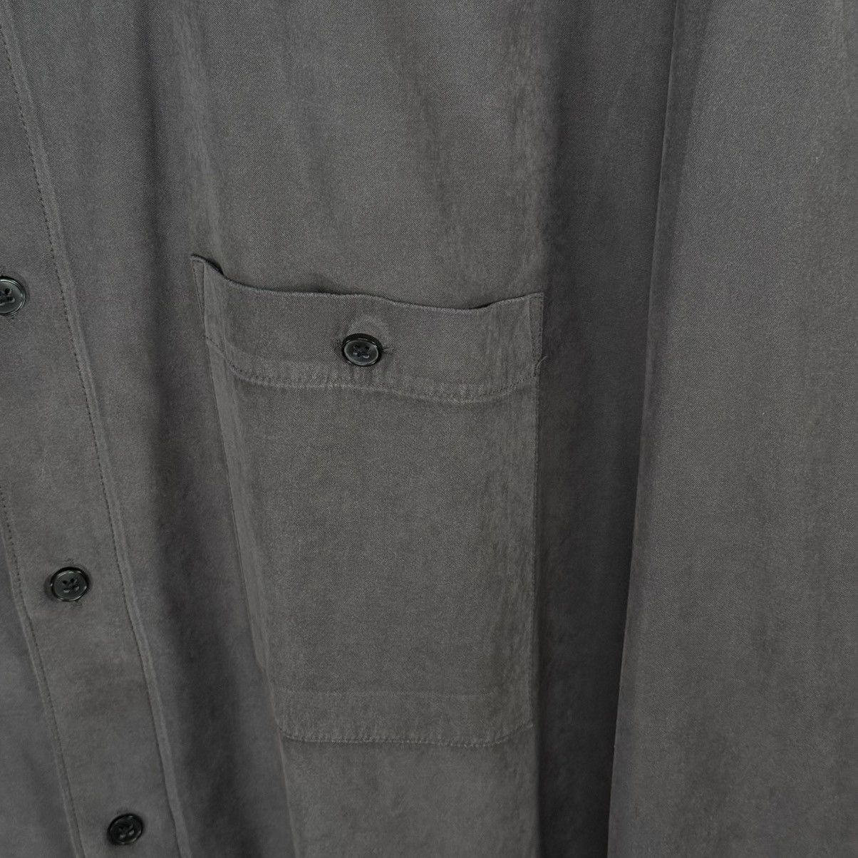 Baldinini × Vintage Vintage 90’s Brandini Men’s XL Button-Up Shirt - Silky Suede Size US XL / EU 56 / 4 - 5 Thumbnail