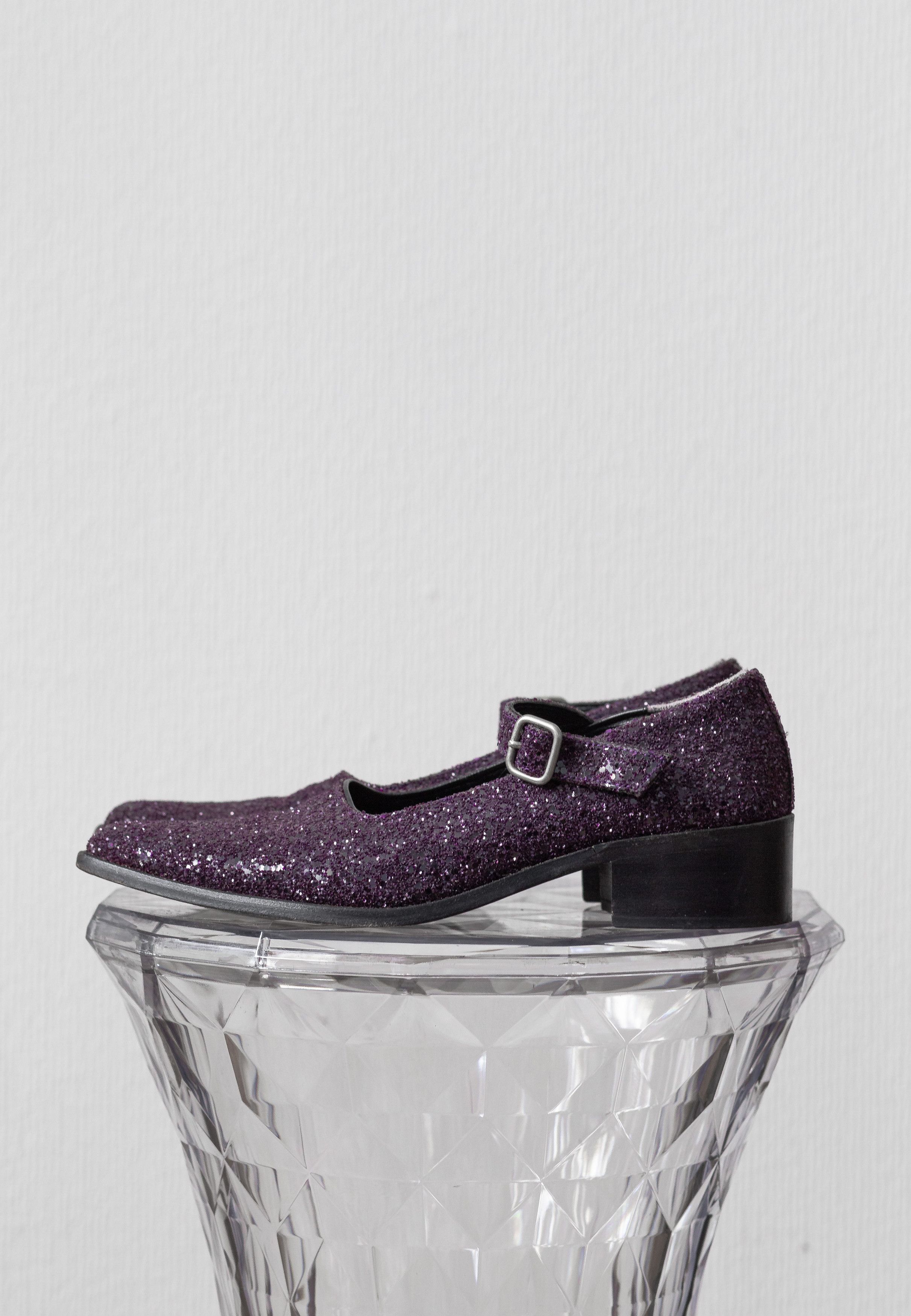 Comme des Garcons glitter strap shoes Size US 7 / IT 37 - 3 Thumbnail