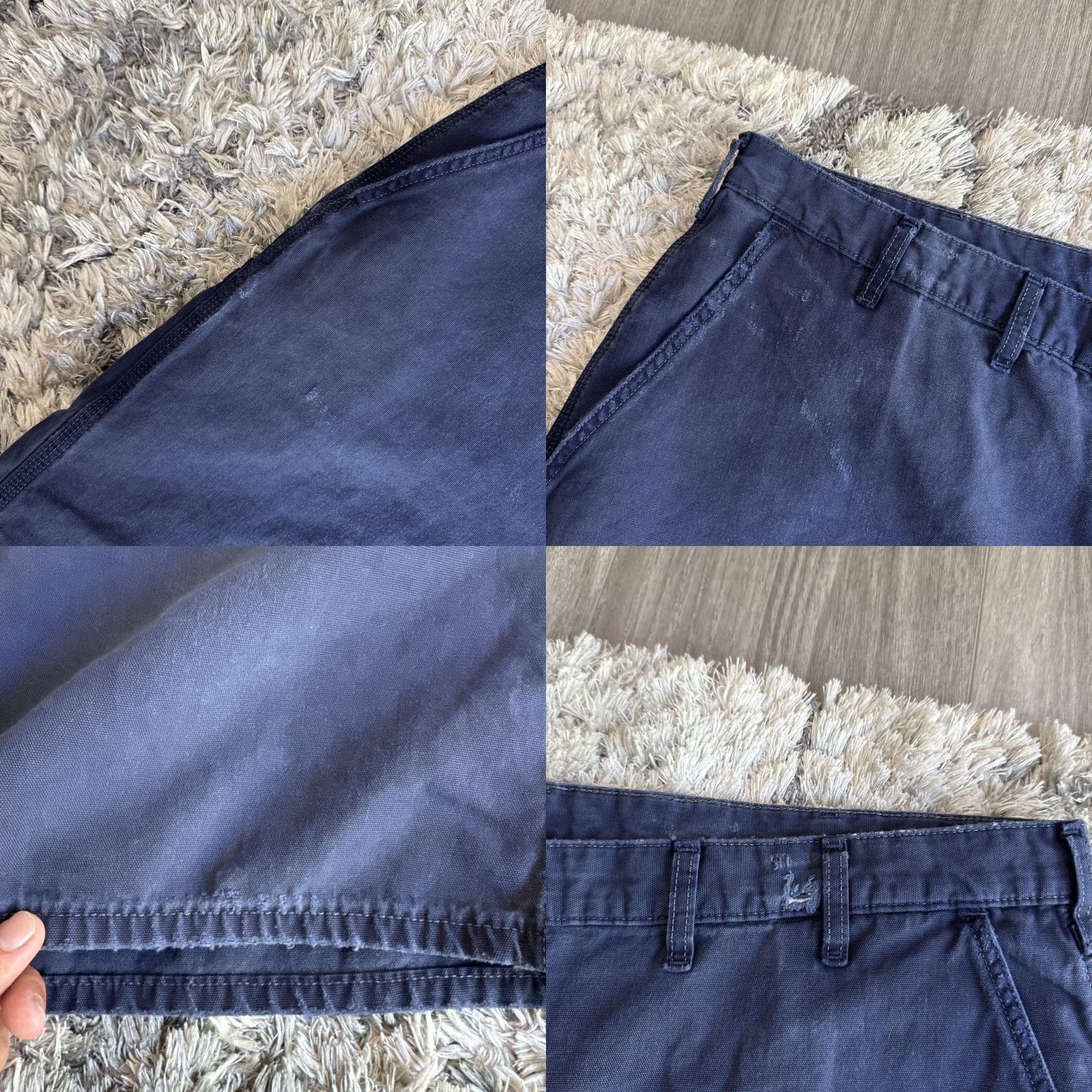 Carhartt VINTAGE Carhartt Shorts Men’s 46 Original Fit Utility DYED B203 BLS Baggy Y2K Workwear Size US 30 / EU 46 - 8 Thumbnail