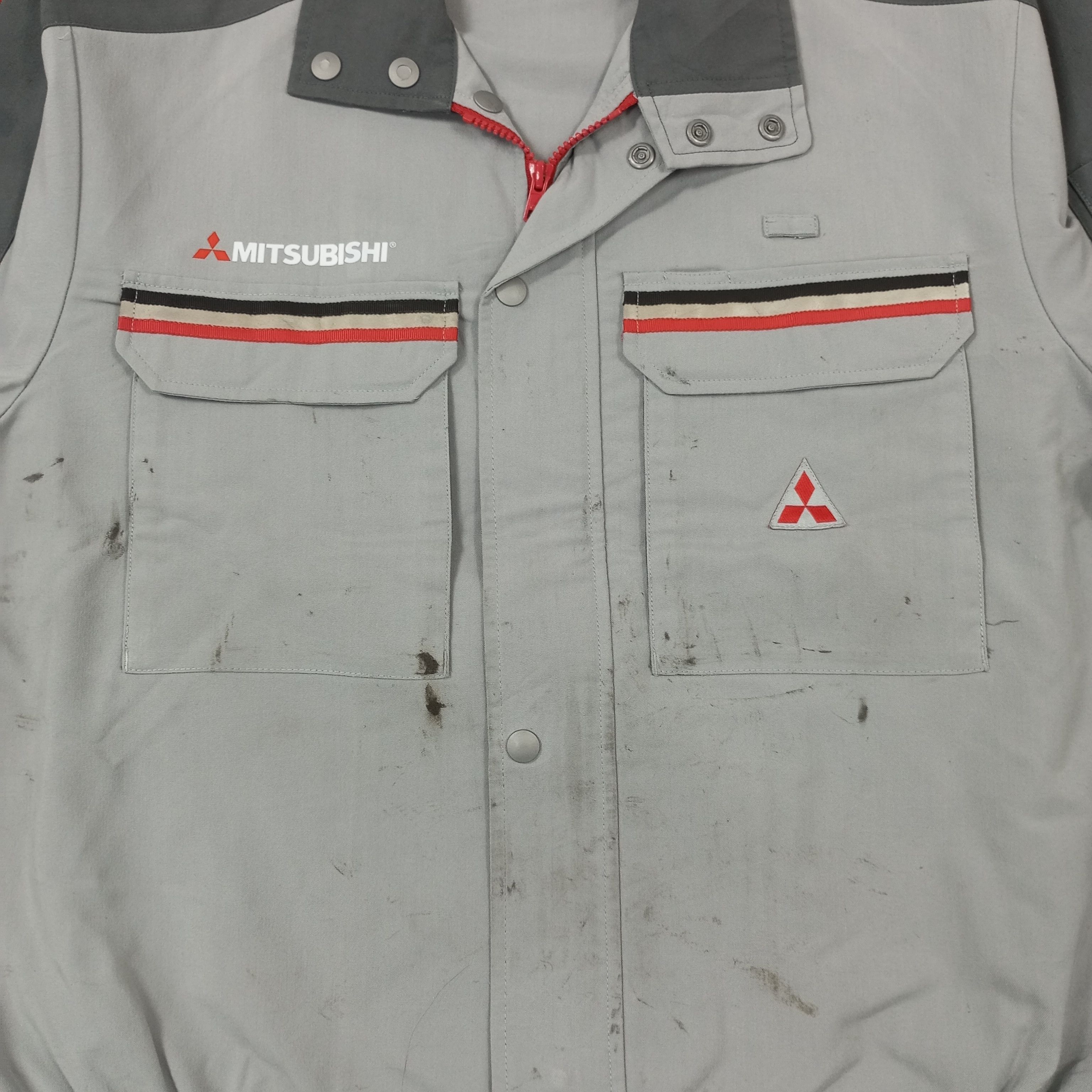 Japanese Brand Mitsubishi Japanese Motorsports Workwear Custom Art Jacket Size US L / EU 52-54 / 3 - 4 Thumbnail