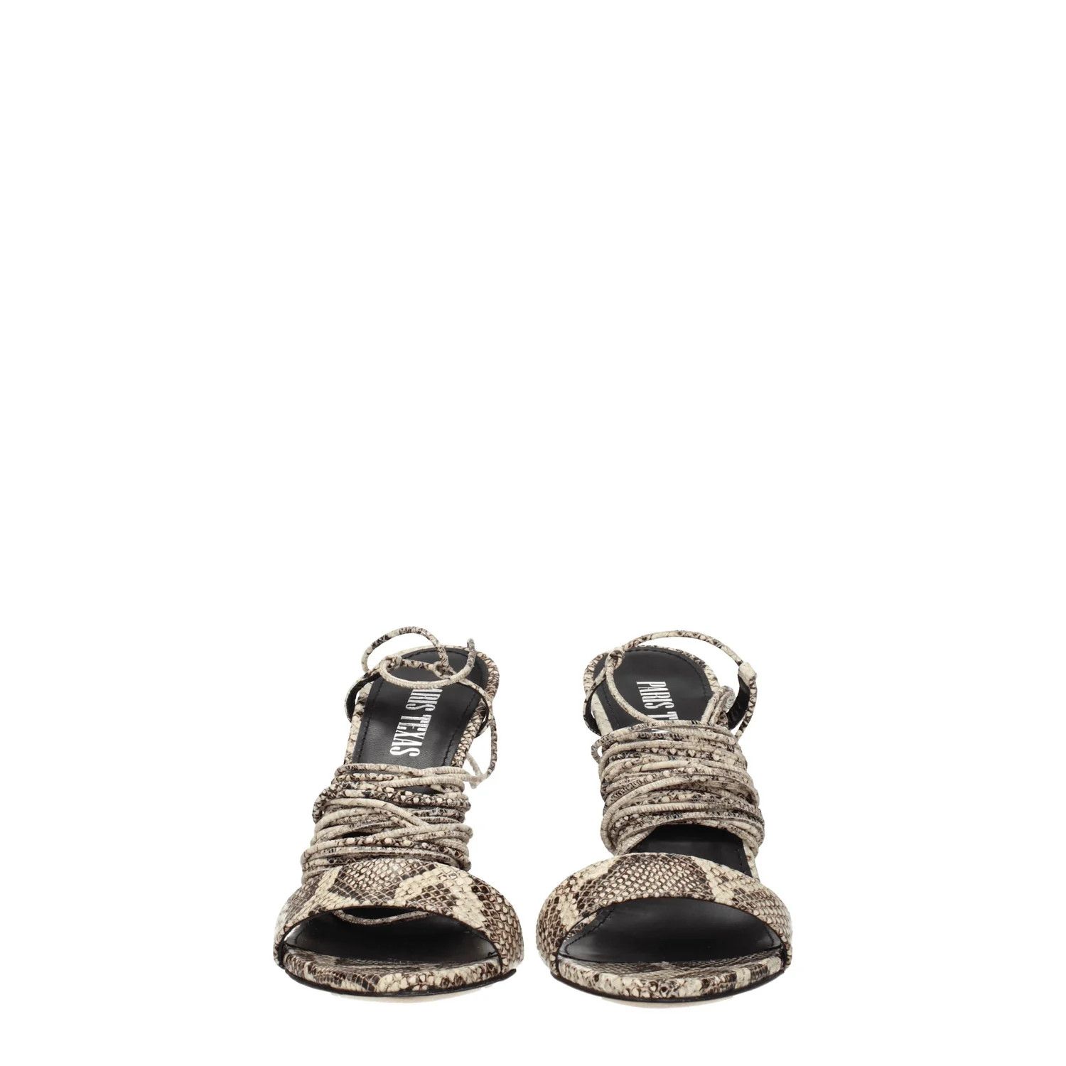 Paris Texas ob1o1e1124 Leather Sandals in Beige/Rock Size US 7 / IT 37 - 3 Thumbnail