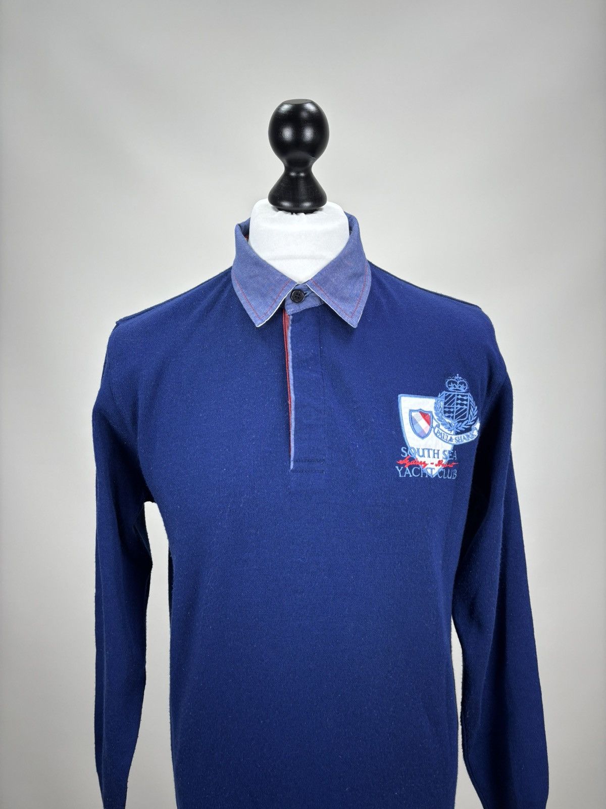 Paul & Shark Mens sweater rugby Paul Shark Size L Color Blue Size US L / EU 52-54 / 3 - 2 Thumbnail