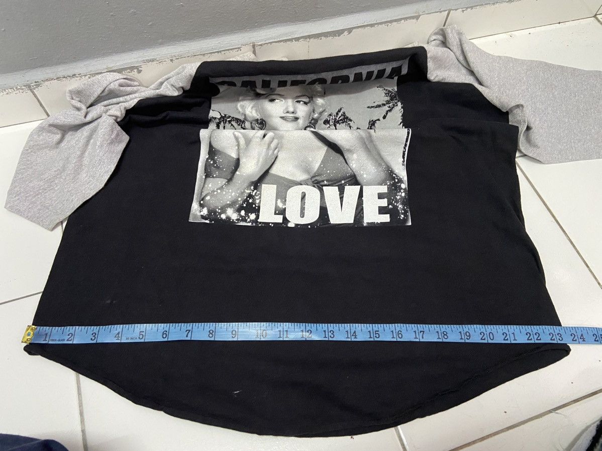 Band Tees MARILYN MONROE CALIFORNIA LOVE 3/4 SLEEVE RAGLAN TEE Size XL / US 12-14 / IT 48-50 - 7 Thumbnail