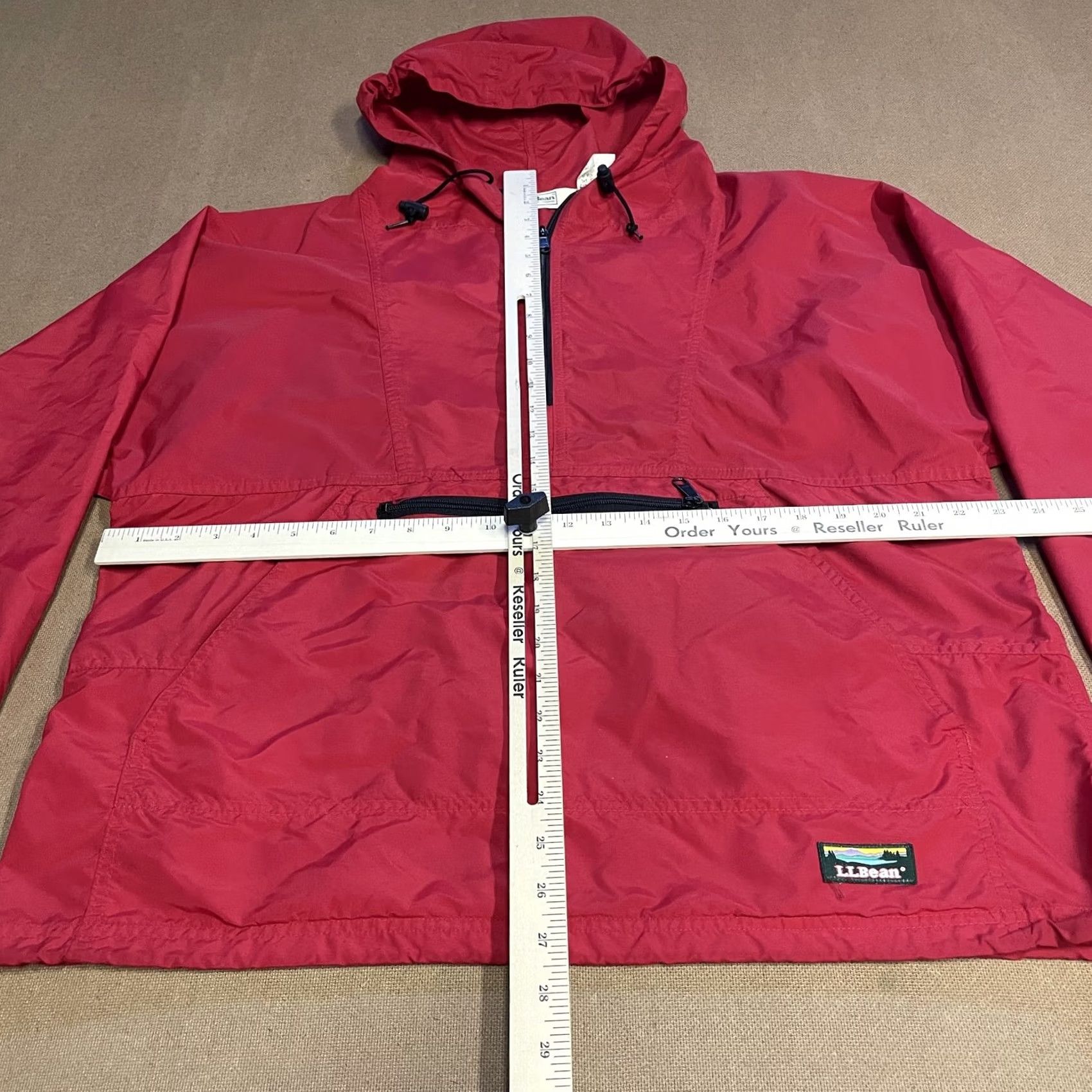 Vintage VINTAGE LL Bean Jacket Mens Large Pullover Hooded Anorak Made USA Outdoors 90s Size US L / EU 52-54 / 3 - 7 Thumbnail