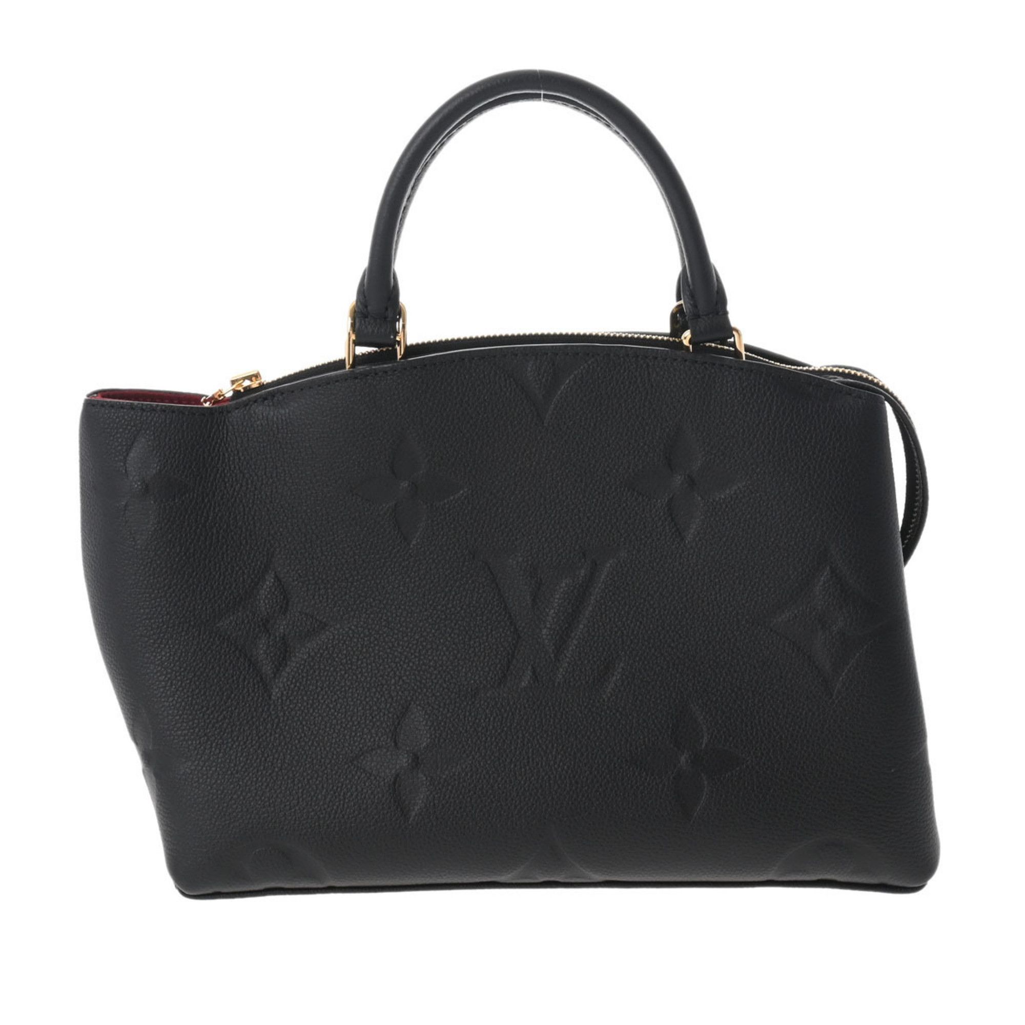 Louis Vuitton Monogram Emplant Montaigne MM Handbag Greige