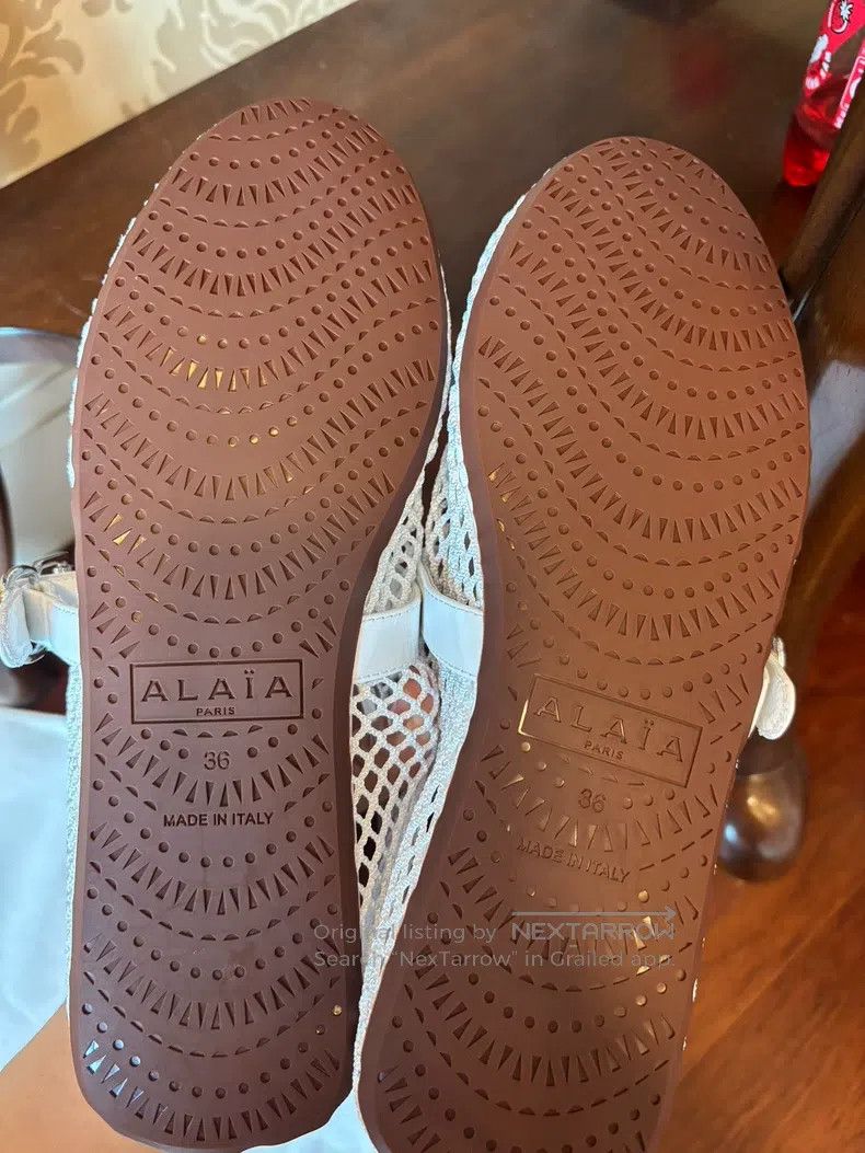 Alaia Alaia Net Shoes, Fishnet Shoes, Ballet Flats Size US 5.5 / IT 35.5 - 4 Thumbnail