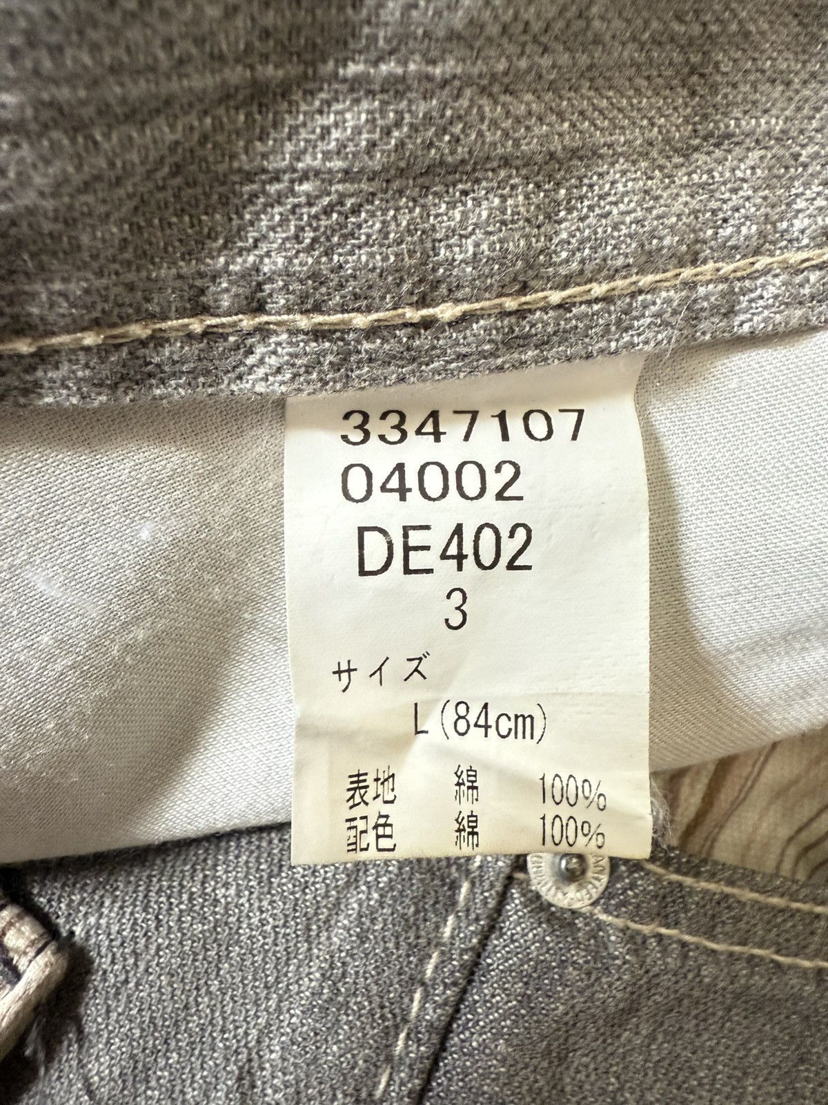 Japanese Brand × Vintage Bee Bell Japan hybrid Smokey Gray Jeans Size US 32 / EU 48 - 22 Thumbnail