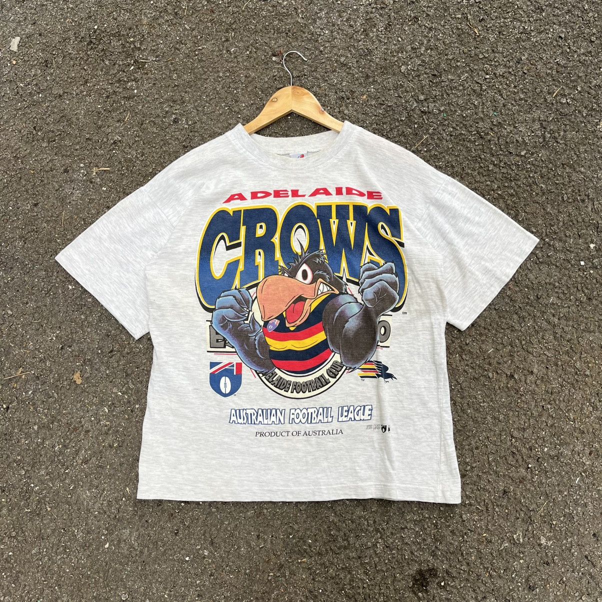 Vintage 90s Vintage Adelaide Crows AFL Premier Cup Graphic Boxy Tee Size US M / EU 48-50 / 2 - 1 Thumbnail
