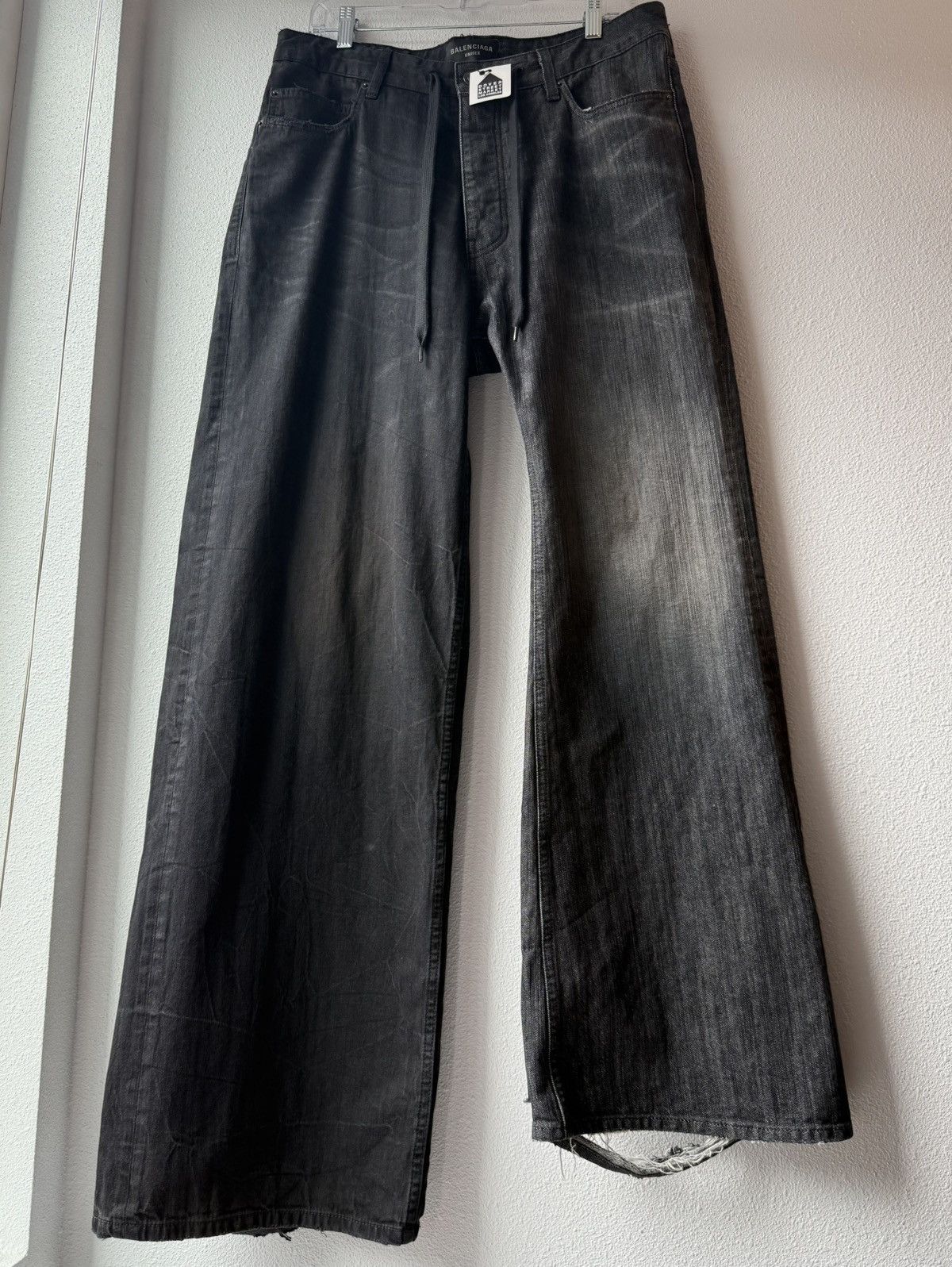 Pre-owned Balenciaga 50 50 Hybrid Split Jeans