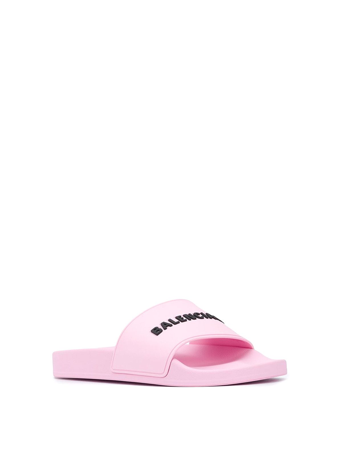 Balenciaga o1bcso1str0526 Pool Slides Sandals in Light Pink Size US 8 / IT 38 - 2 Thumbnail