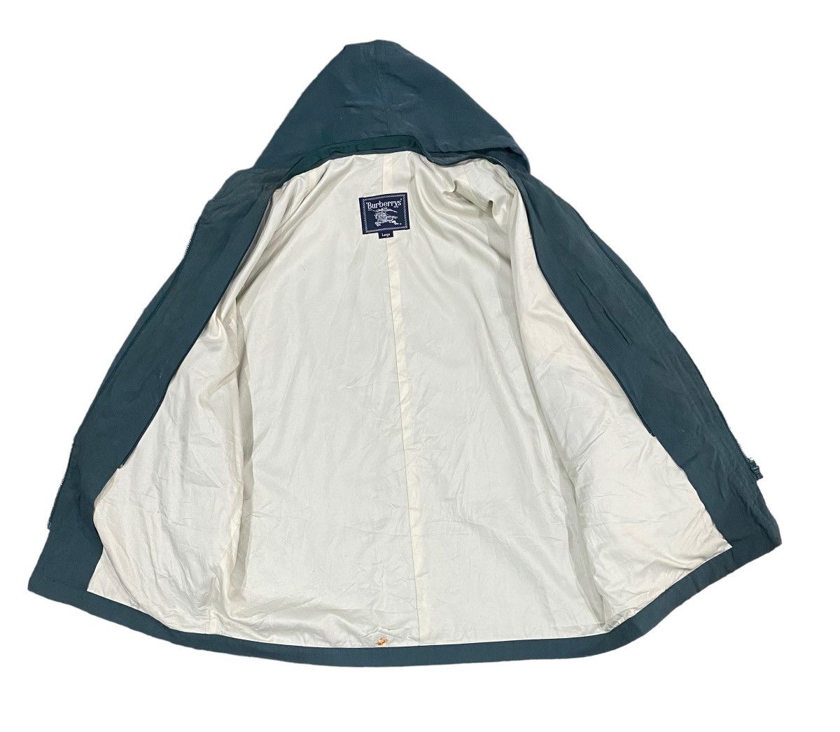 Burberry Vintage Burberry Double Coat Zipper Hoodie (L) Size US L / EU 52-54 / 3 - 12 Thumbnail
