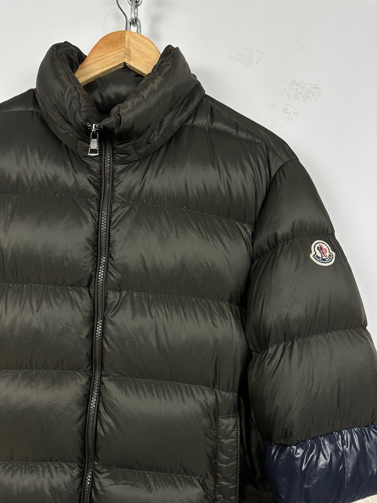 Moncler Moncler Willm Giubbotto Olive Green Down Puffer Jacket Size US XL / EU 56 / 4 - 4 Thumbnail