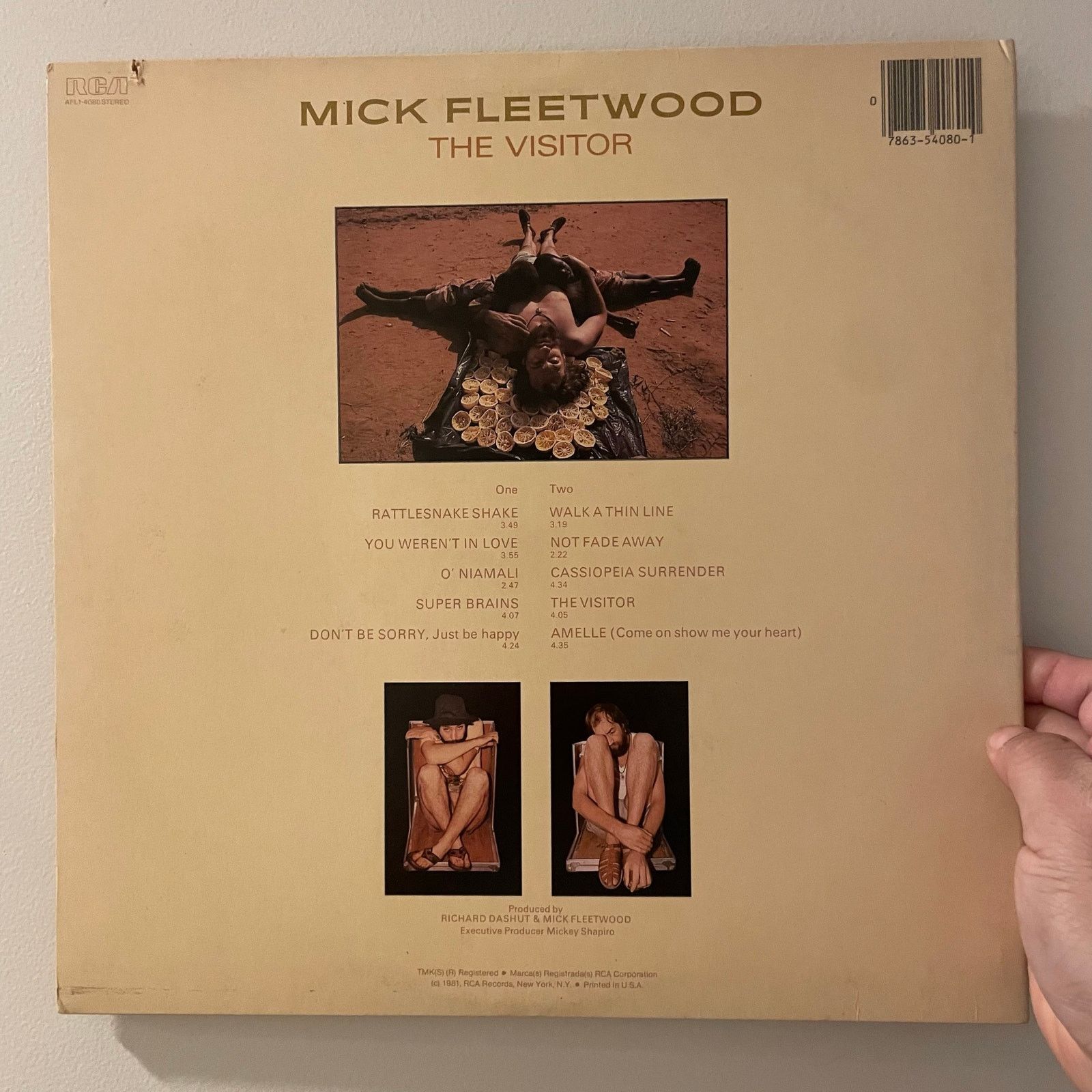 INTENTIONALLY BLANK Mick Fleetwood - The Visitor LP vintage vinyl record mac Size ONE SIZE - 2 Thumbnail