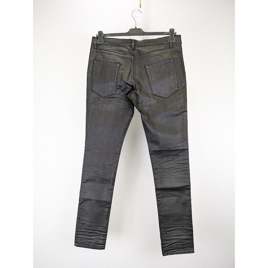 Saint Laurent Paris o1rshd1 Q:2 / Skinny 5 Pocket Low Nightrider Jeans in Black Size US 34 / EU 50 - 11 Thumbnail