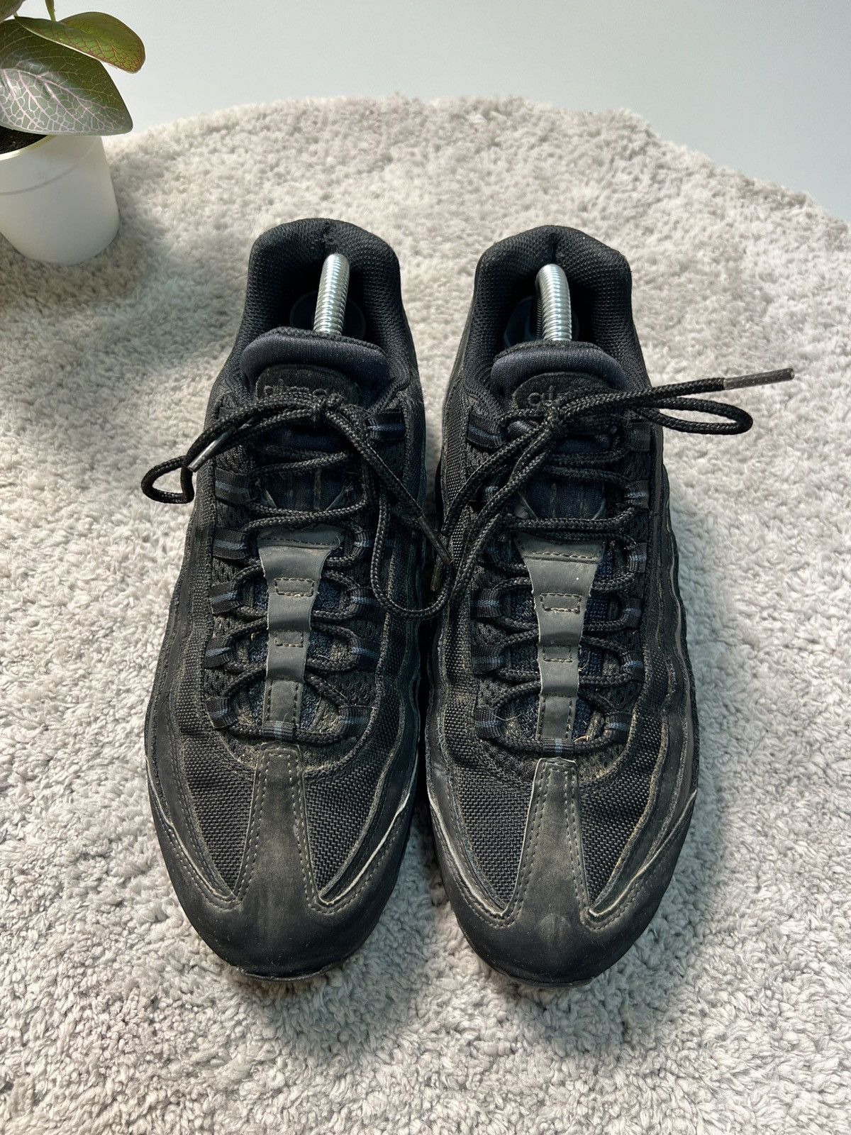Nike Nike Air Max 95 Essential Triple Black Athletic Sneaker Size US 8.5 / EU 41-42 - 5 Thumbnail