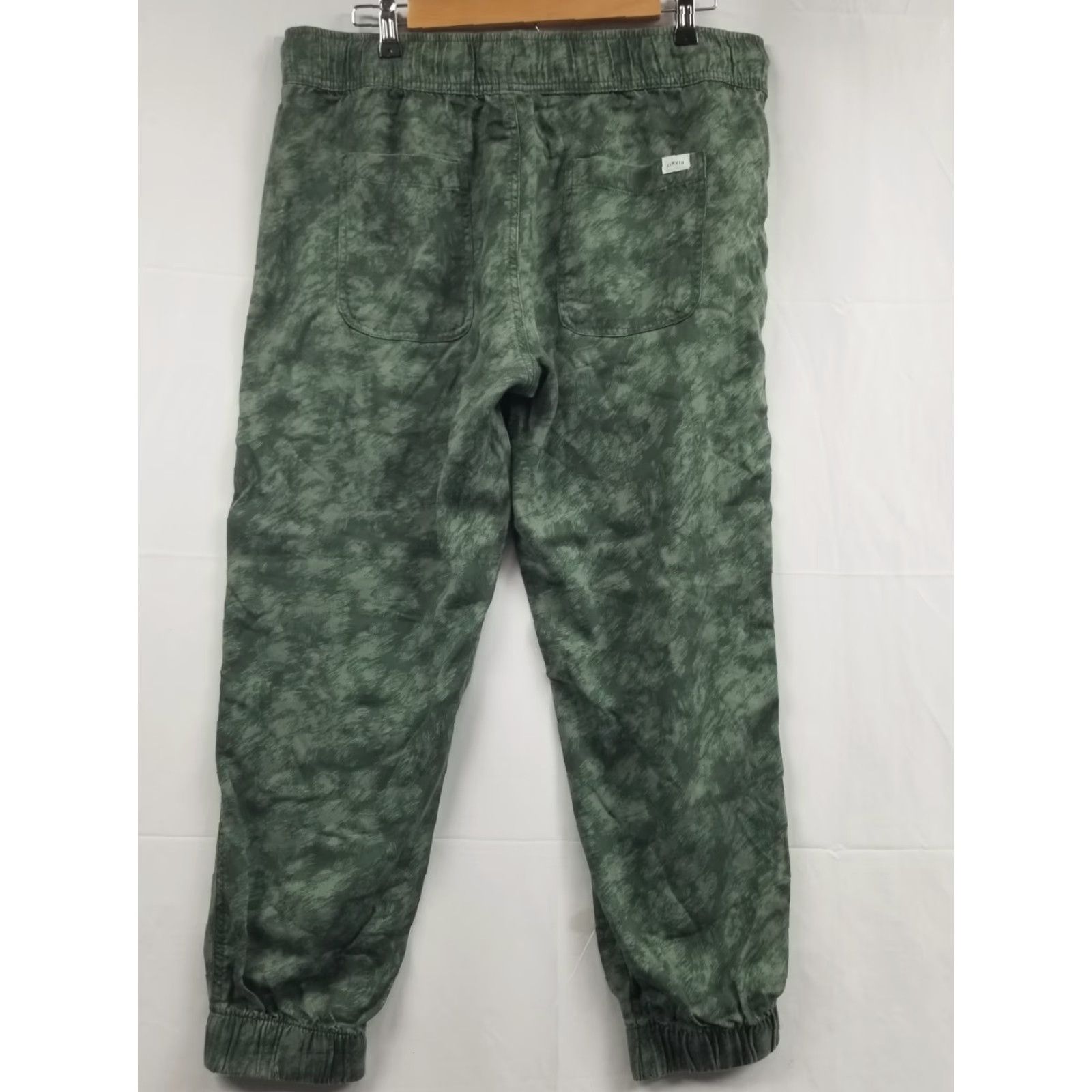 Orvis VINTAGE Orvis Jogger Pants Womens L Camouflage Lounge Drawstring Elastic Waist Size 36" / US 14 / IT 50 - 2 Thumbnail