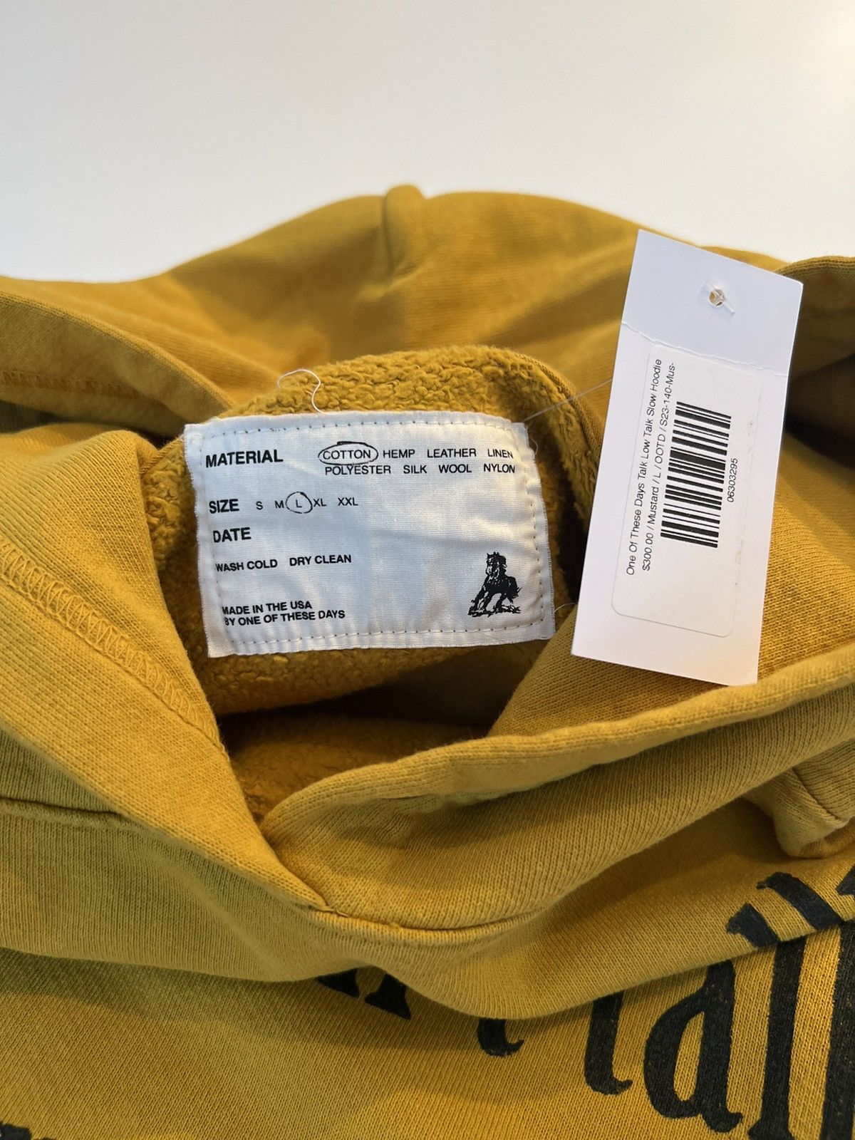 One of These Days SS23 Talk Low Talk Slow Hoodie Size US L / EU 52-54 / 3 - 3 Thumbnail