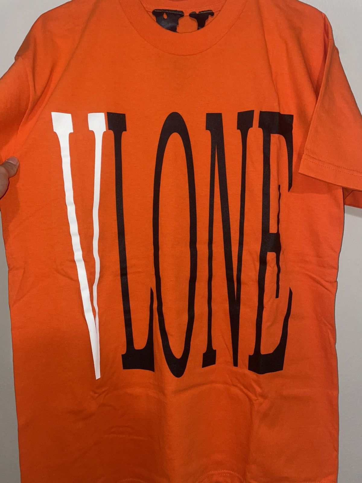 Vlone Vlone Orange Staple Tee Size US L / EU 52-54 / 3 - 1 Thumbnail