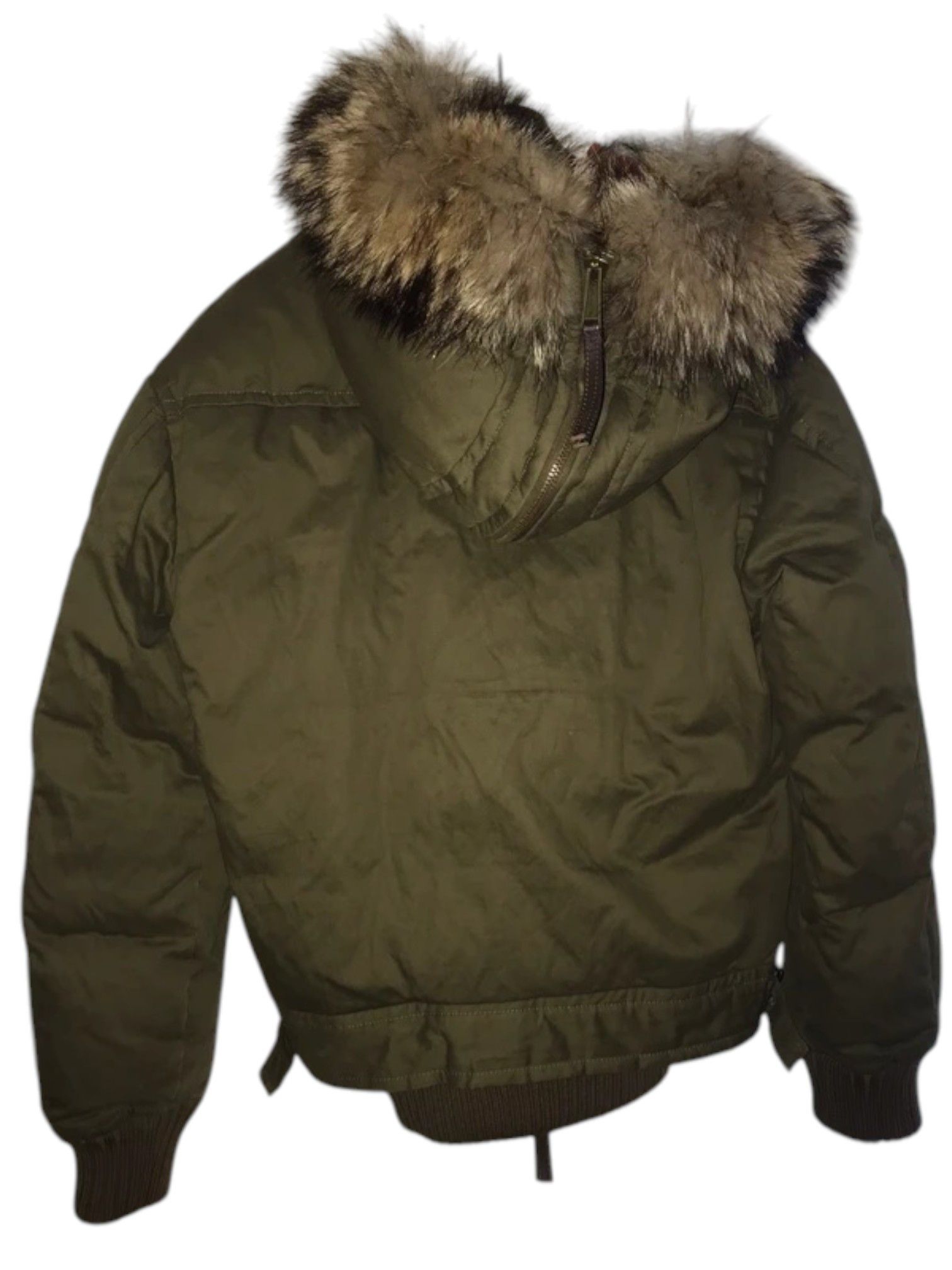 Dsquared2 Dsquared² Military Fur Down Jacket w/ Split-Zip Fur Hood Size US M / EU 48-50 / 2 - 4 Thumbnail