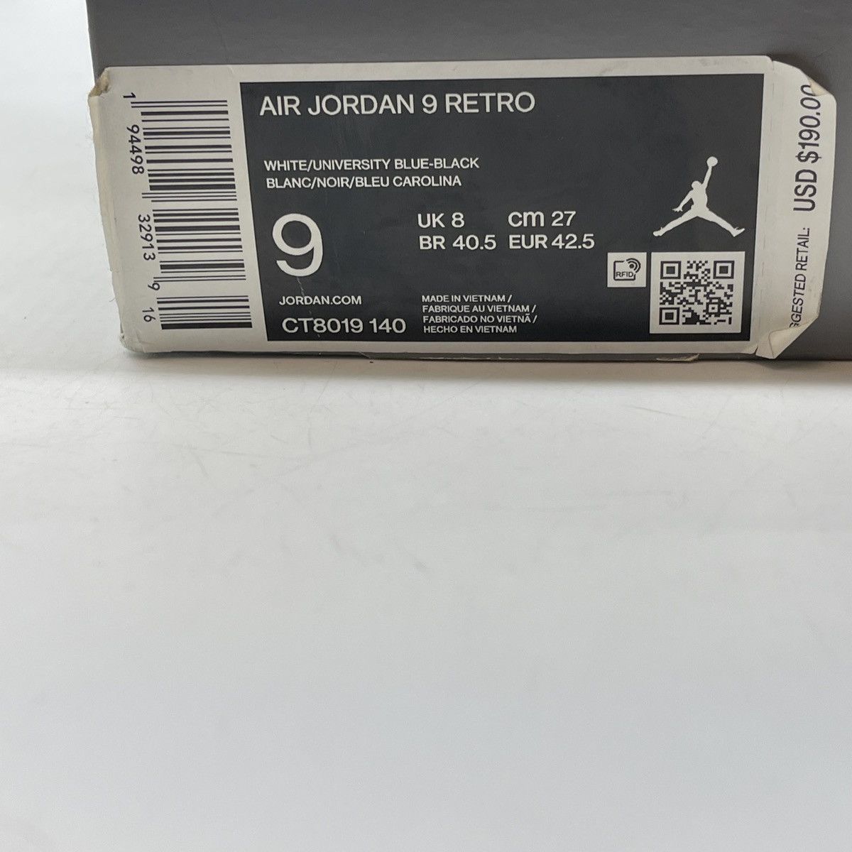 Jordan Brand Air Jordan 9 university blue Size US 9 / EU 42 - 9 Thumbnail