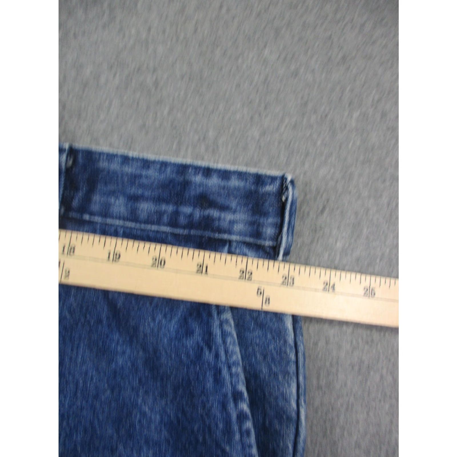 Denime VINTAGE Rattlers Pants Mens 42x32 Denim Two Tone Western Workwear Cowboy Rodeo Casual/Workwear Mens 42x32 Blue Denim Brown Two Tone Relaxed Fit Pants Size US 38 / EU 54 - 3 Thumbnail