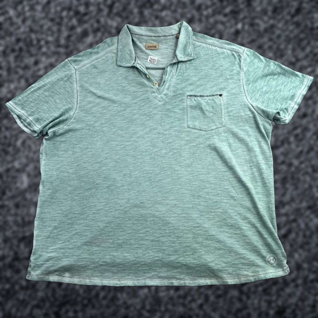 Tommy Bahama Tommy Bahama Polo Shirt Mens 2XL Green Pocket Cotton Casual Shirt Size US XXL / EU 58 / 5 - 1 Thumbnail