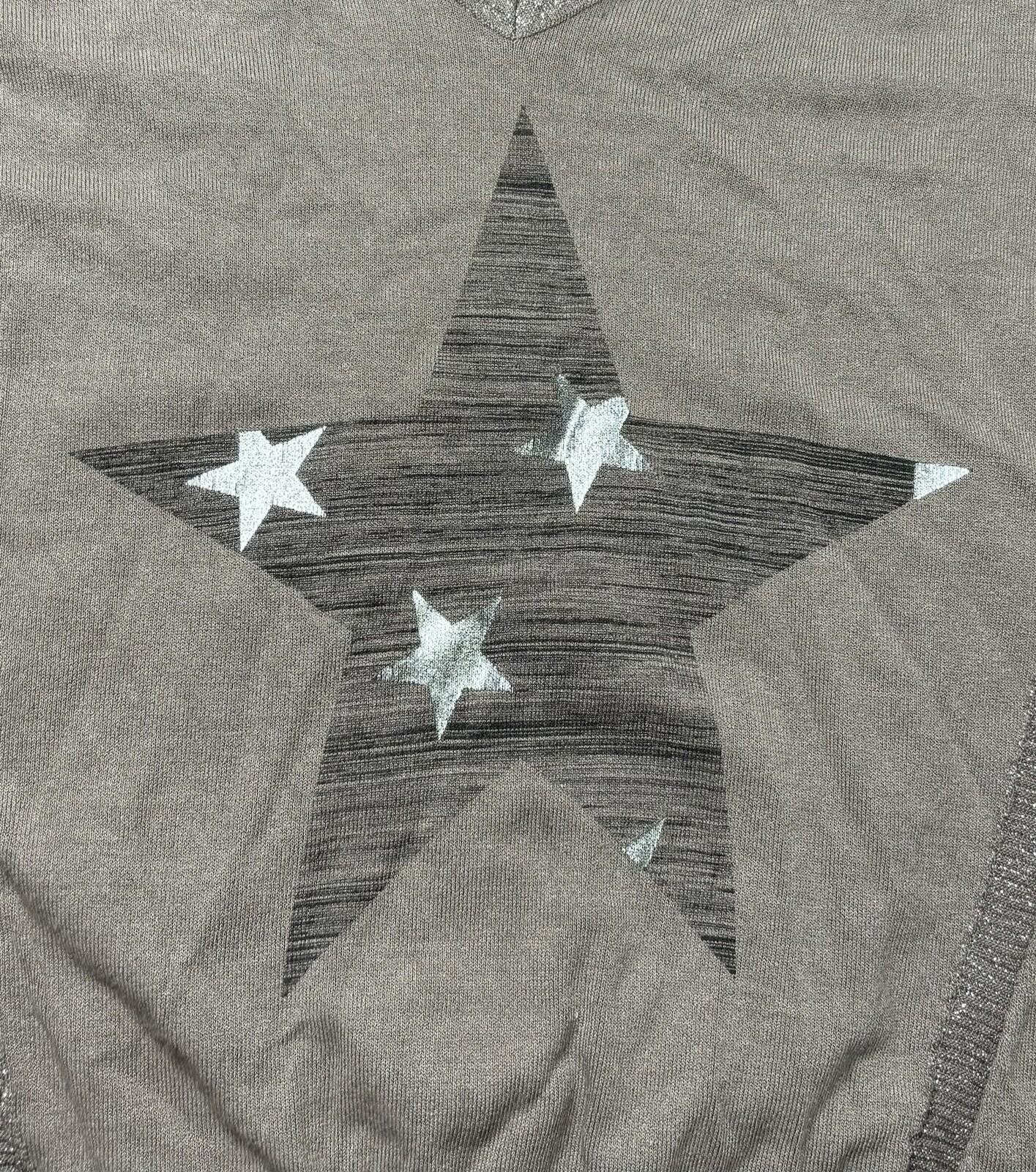 Other Venti6 Sweater Women's L Pullover Star Glitter Italy Linen Size L / US 10 / IT 46 - 5 Thumbnail
