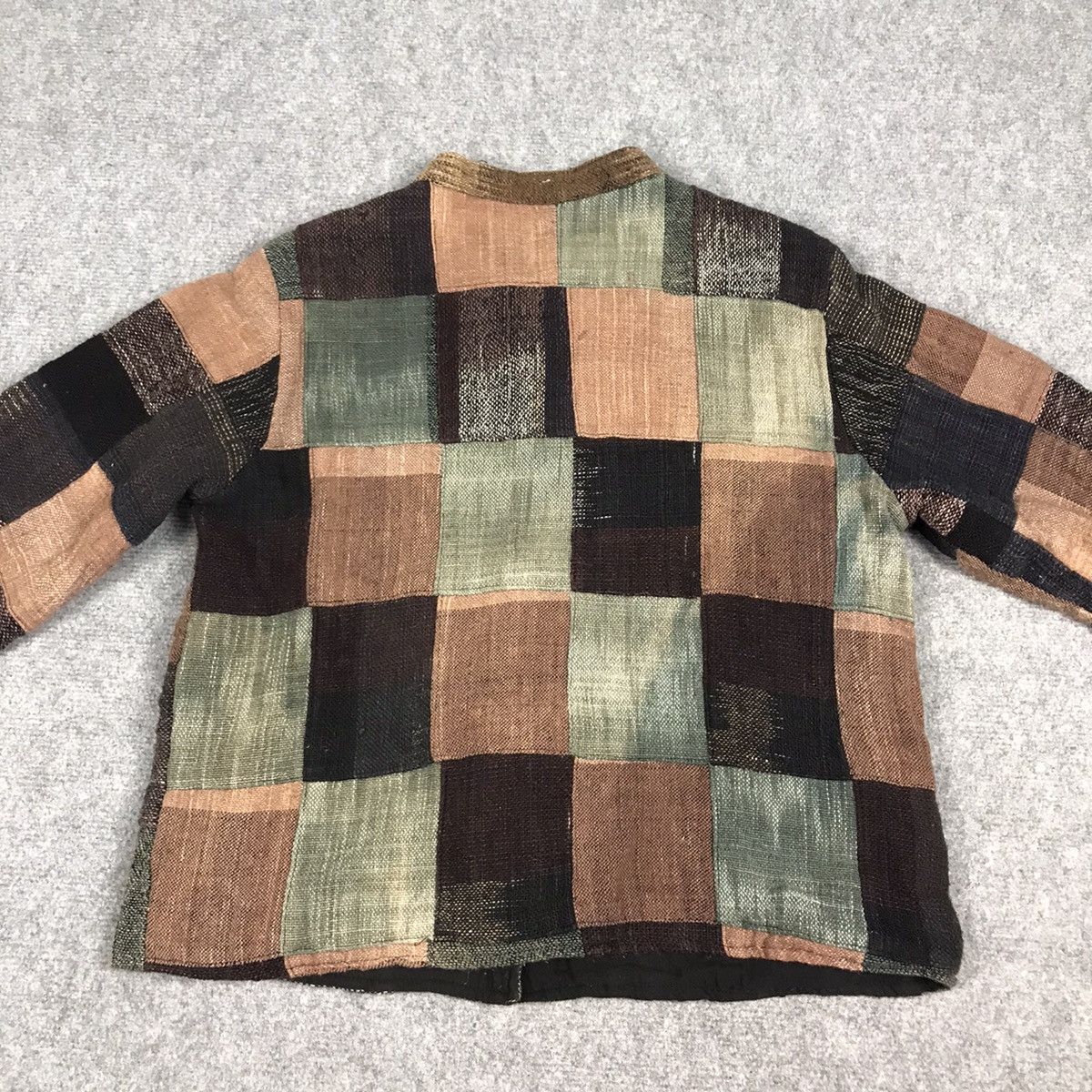 Japanese Brand BORO PATCHWORK JAPAN STYLE BUTTON WOMNA JACKET Size S / US 4 / IT 40 - 15 Thumbnail