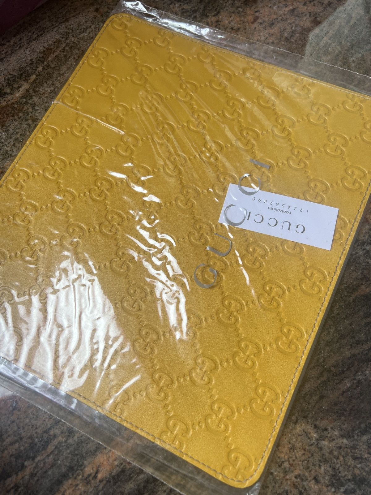 Gucci 💛Gucci monogram leather mouse pad home decor Size ONE SIZE - 3 Thumbnail