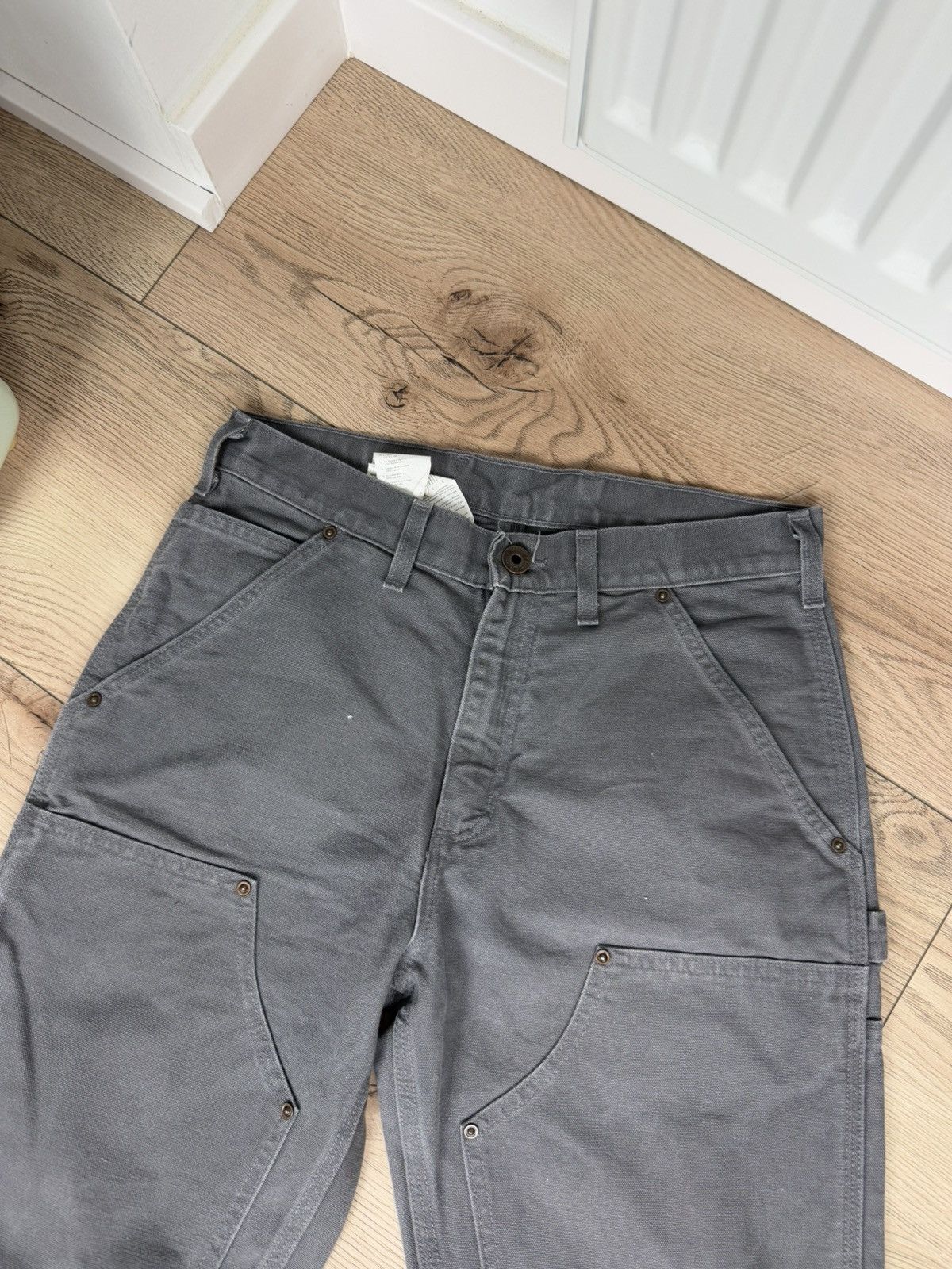 Carhartt Vintage Grey Carhartt Double Knee Jeans Size US 30 / EU 46 - 4 Thumbnail
