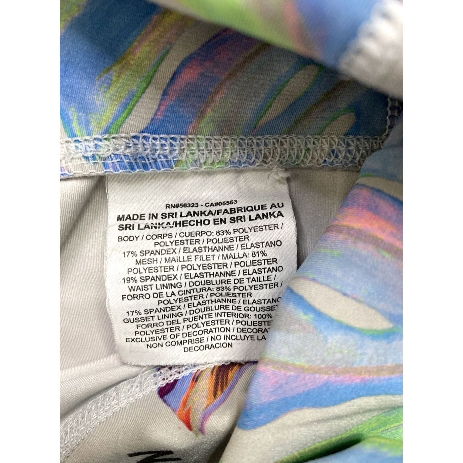 Nike VINTAGE Nike Power Floral Print 7/8 Training Leggings Women Small Gray AR0776 043 Size 28" / US 6 / IT 42 - 6 Thumbnail