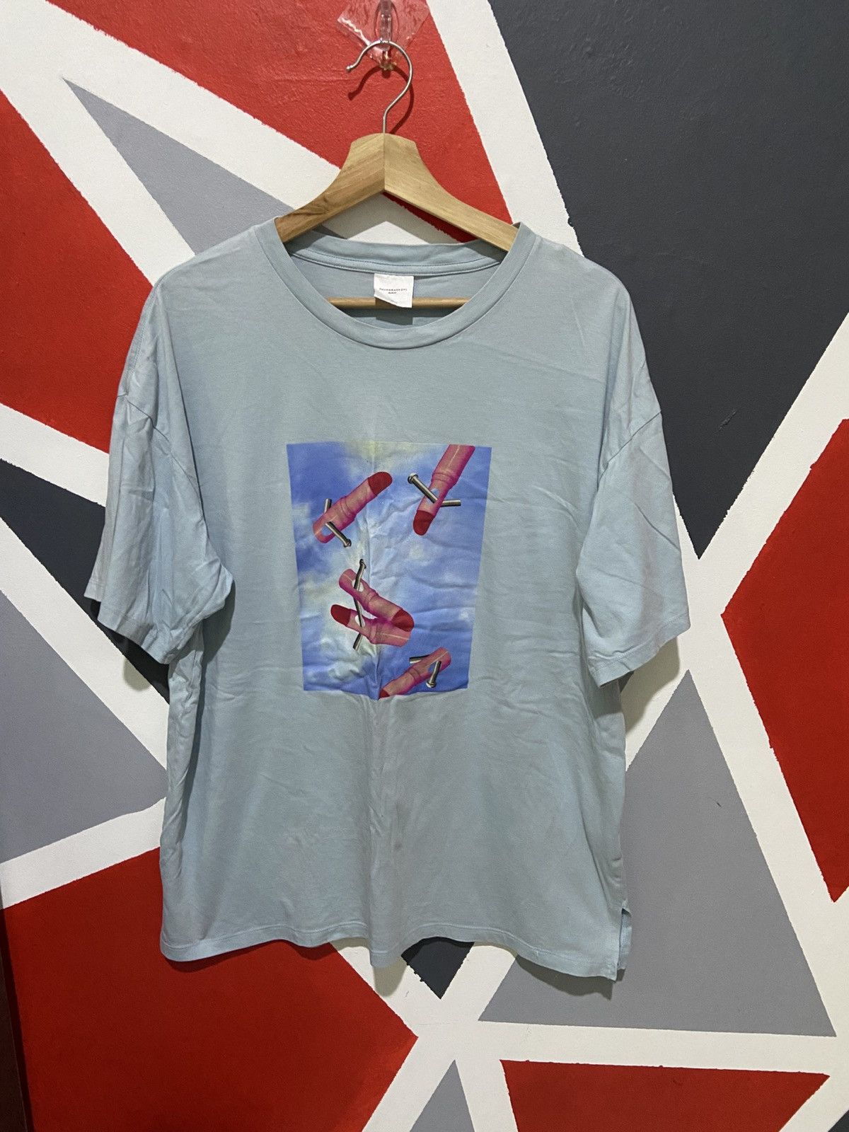 Japanese Brand Tondabayasmi Ran Graphic Tee Size US XXL / EU 58 / 5 - 1 Thumbnail