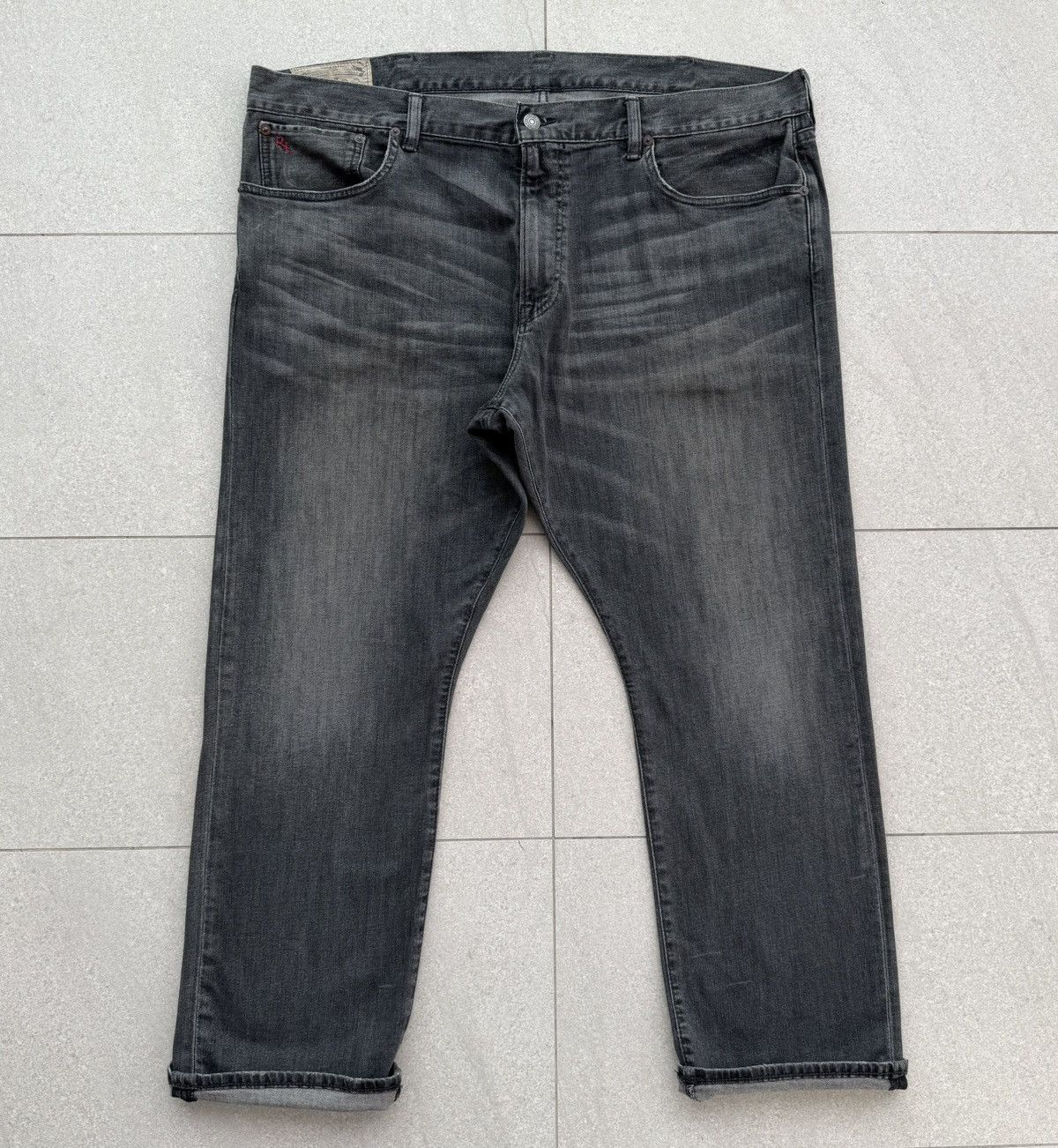 Polo Ralph Lauren Vintage Polo Ralph Lauren (RL) Slim Straight Denim Pant Size US 42 / EU 58 - 2 Thumbnail