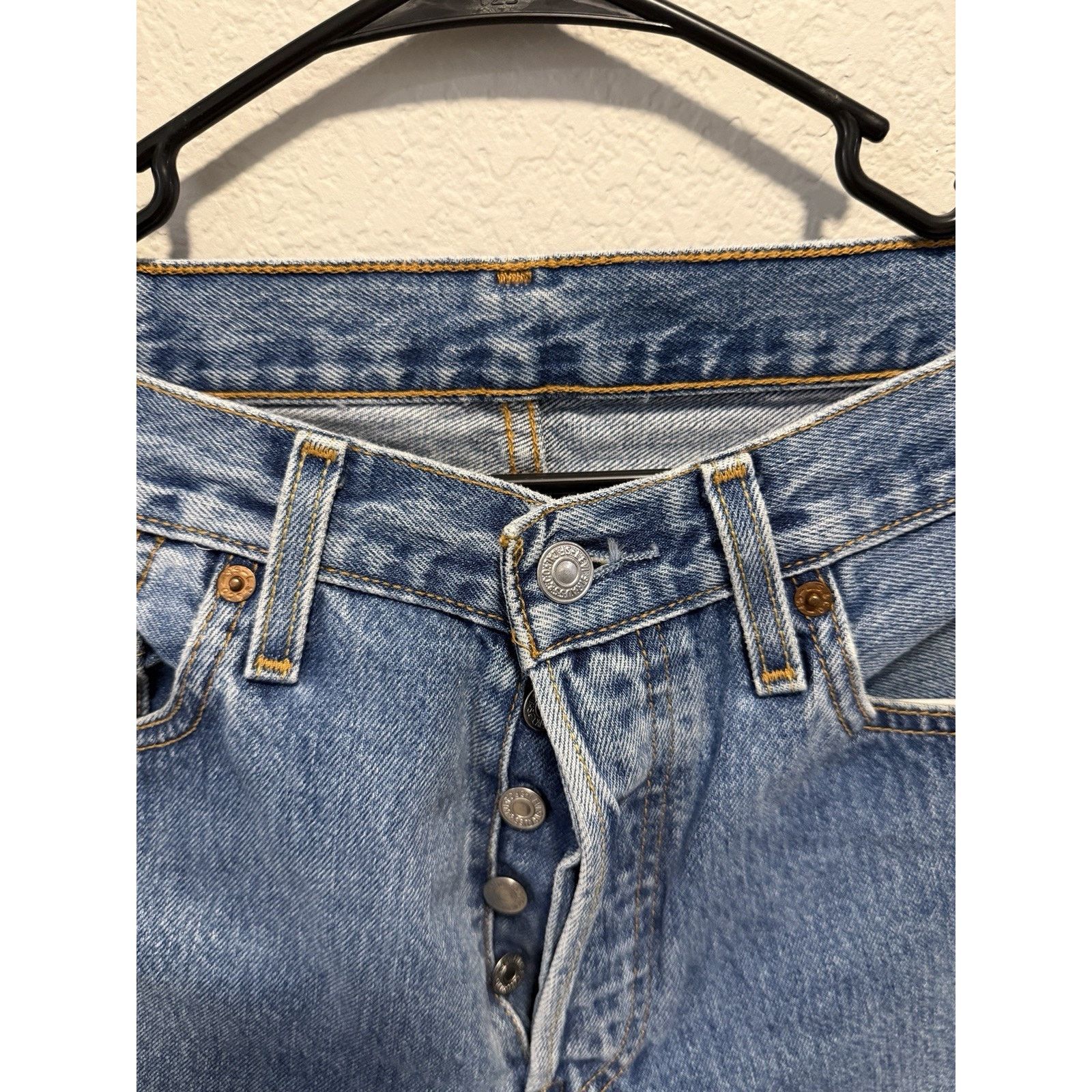 Levi's Levi’s 501 Jeans 33x30 Denim Button Fly 501-0193 Vintage Size US 32 / EU 48 - 9 Thumbnail
