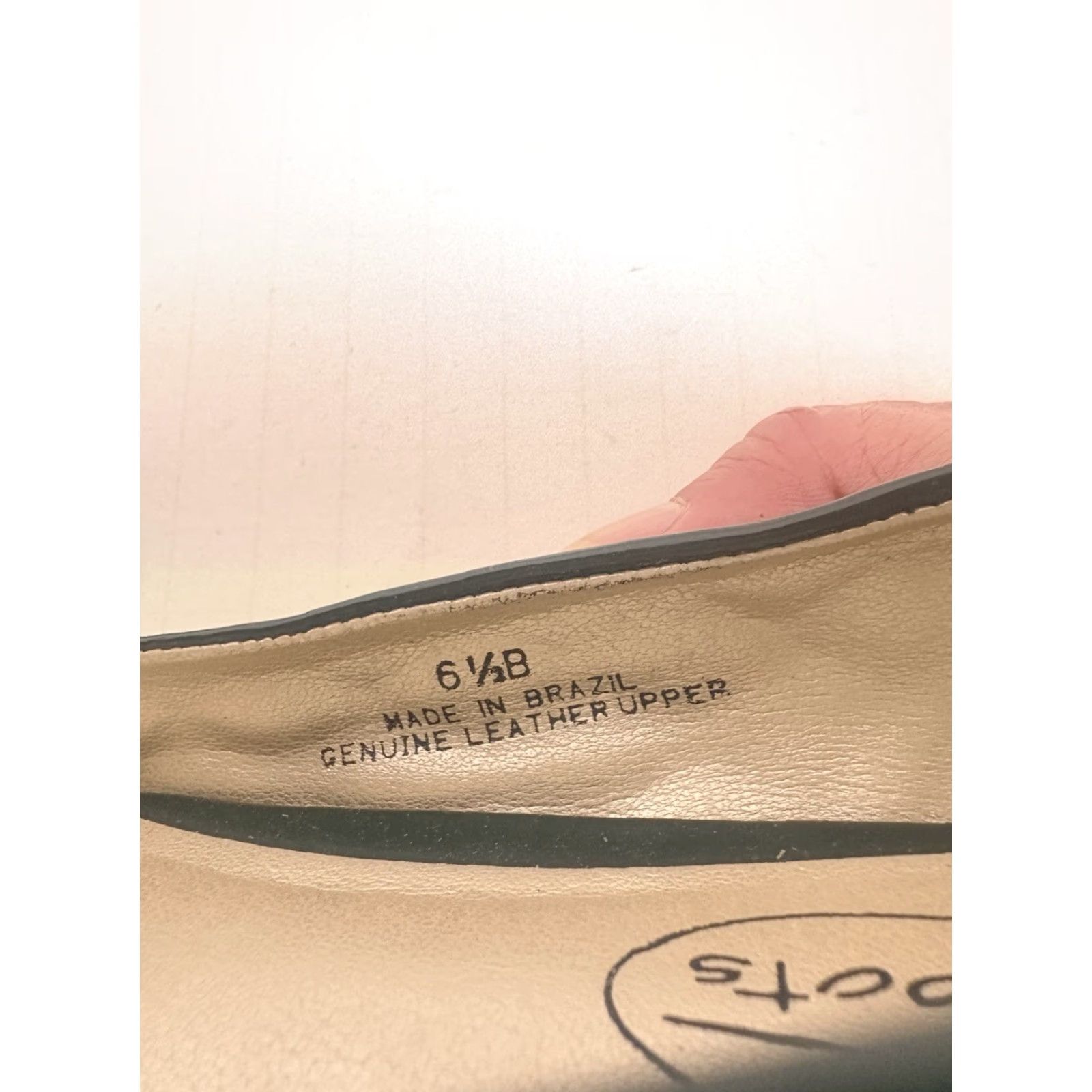 Talbots VINTAGE Talbots Leather Flats Womens Size 6.5B Green Casual Dressy City Style Brazil Size US 7 / IT 37 - 6 Thumbnail
