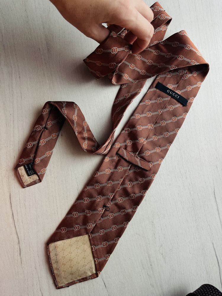 Gucci Gucci Silk Tie Size ONE SIZE - 3 Thumbnail
