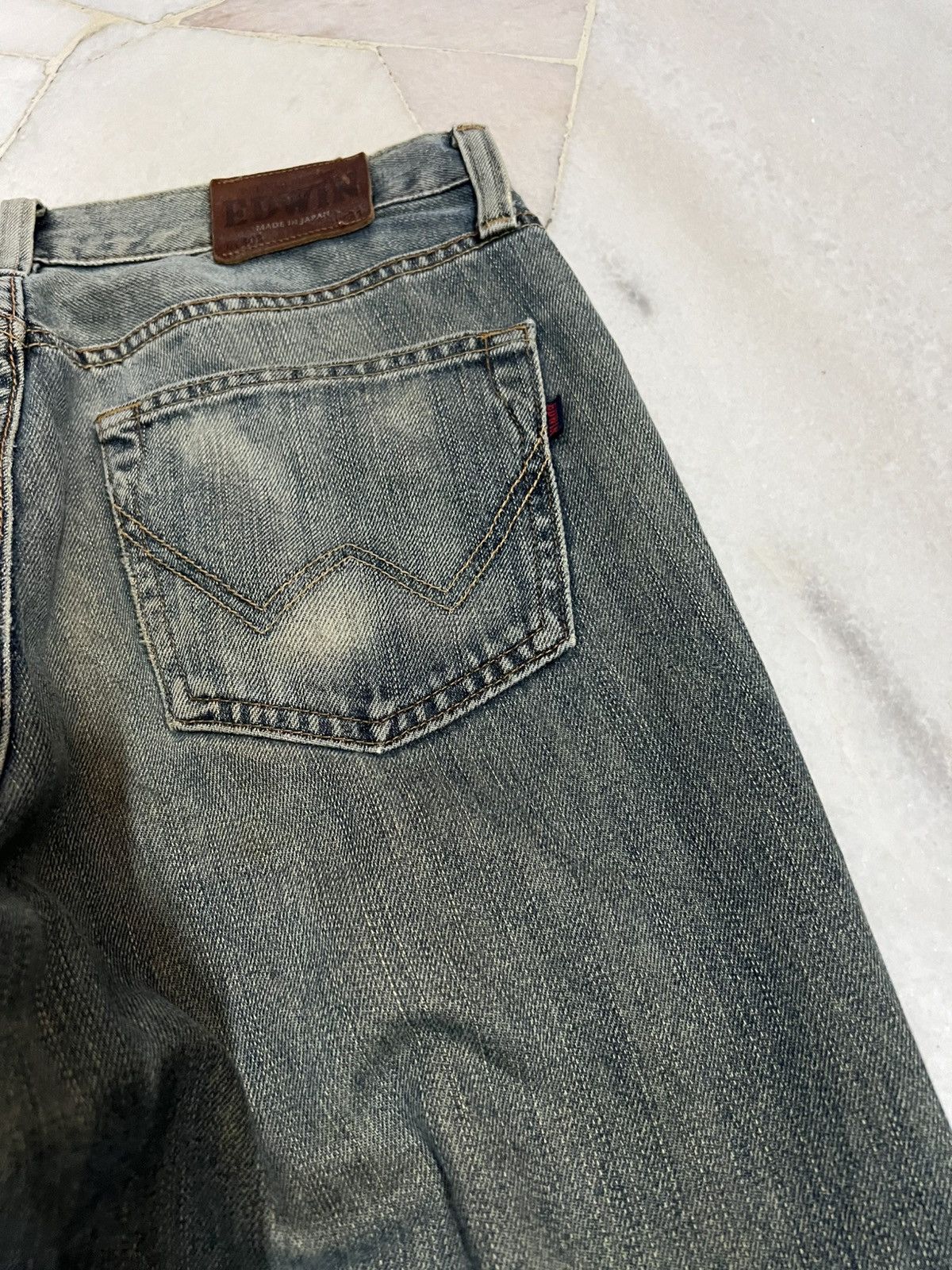 Edwin × If Six Was Nine × Japanese Brand 💥RARE💥Vintage Edwin Faded Blue Jean Japan Size US 31 - 20 Thumbnail