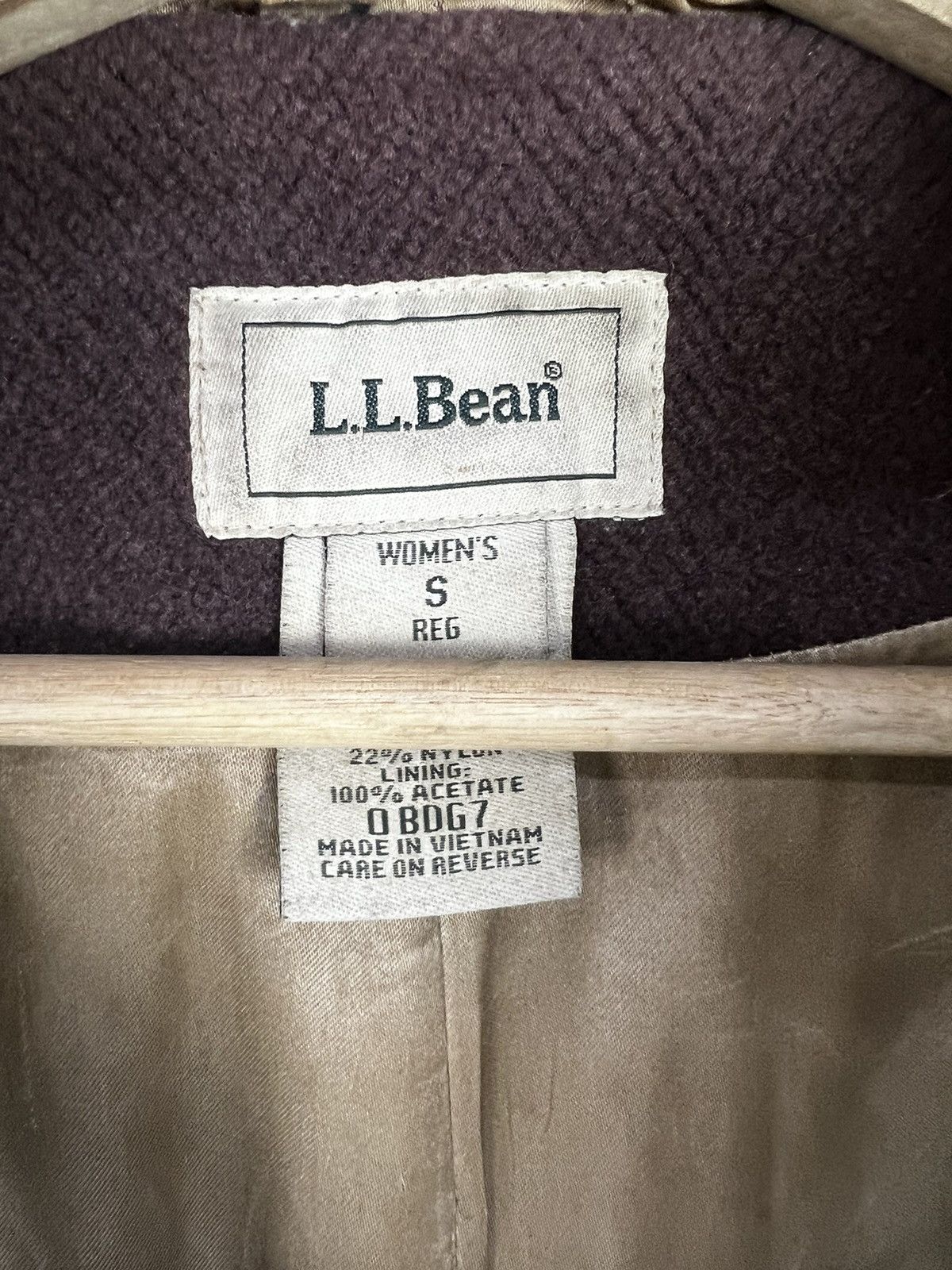 L.L. Bean 🔥 vtg L.L BEAN HERRINGBONE DUFFLE COAT - S Size S / US 4 / IT 40 - 8 Thumbnail