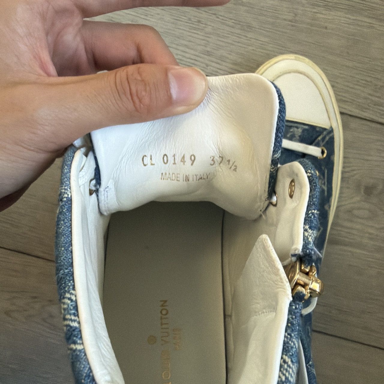 Louis Vuitton Louis Vuitton Converse High Top Sneakers Size US 7.5 / IT 37.5 - 5 Thumbnail