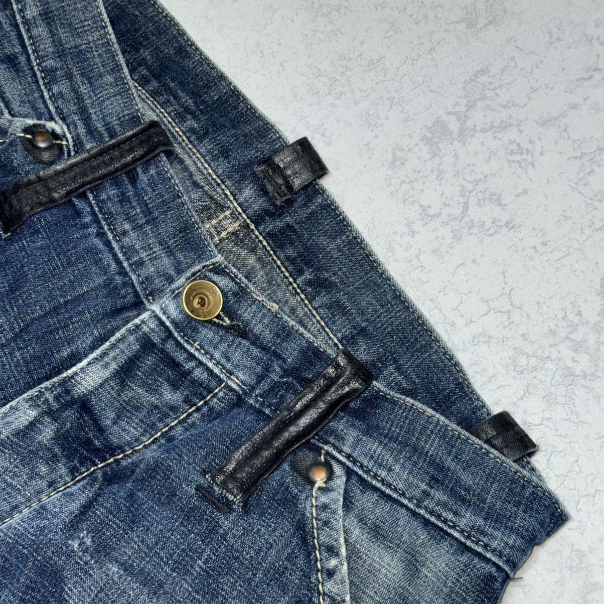 G-Star Vintage G Star Raw Elwood Workwear Distressed Jeans Leather Size US 31 - 7 Thumbnail