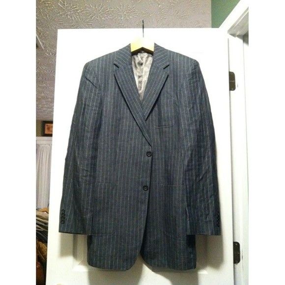 Banana Republic BANANA REPUBLIC MENS SPORT COAT BLAZER JACKET SIZE: 42L Size 42L - 4 Thumbnail