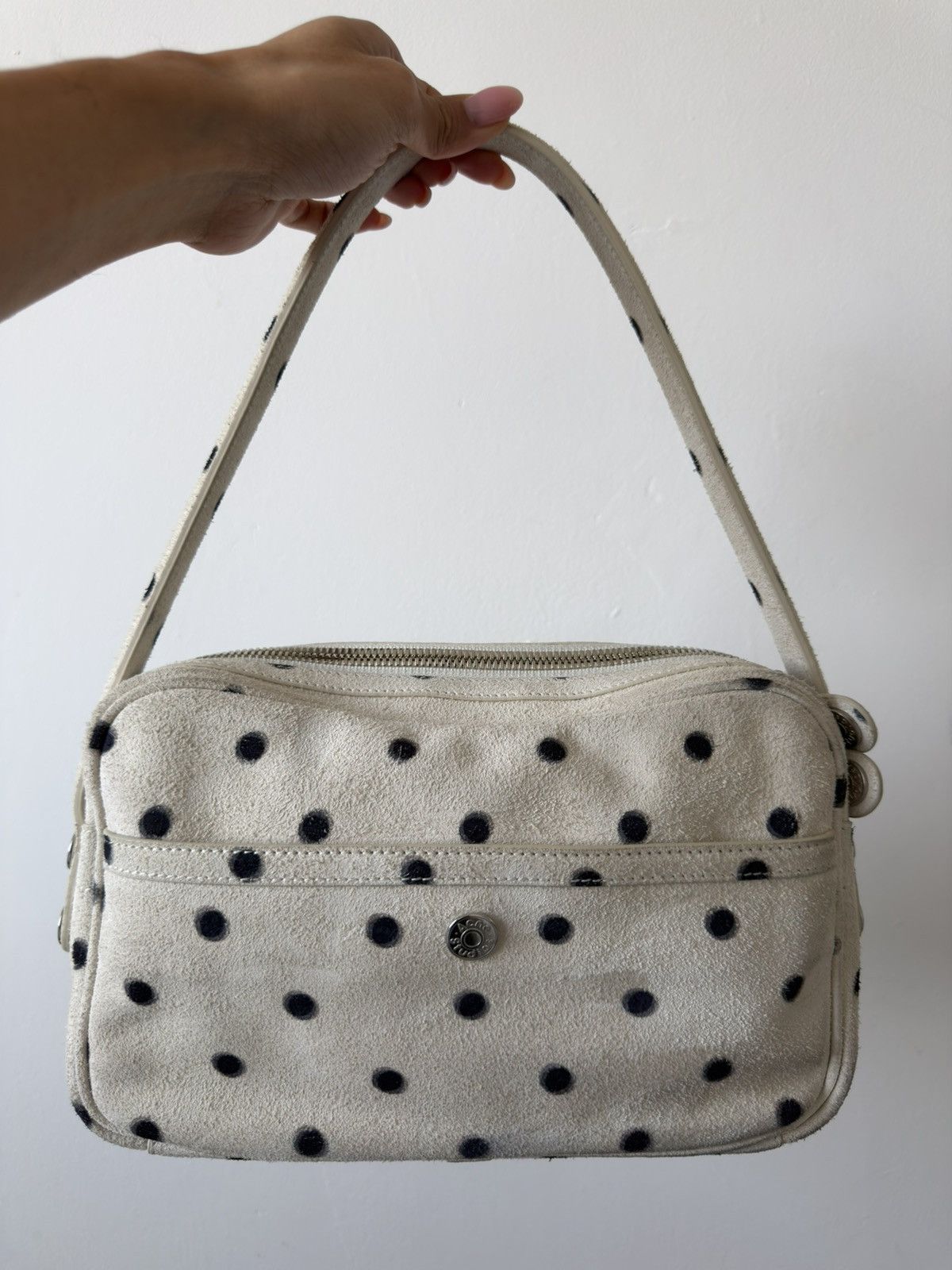 Acne Studios Acne Studios Camero Runway Bag Polka Dot Suede Limited Ed. Size ONE SIZE - 25 Thumbnail