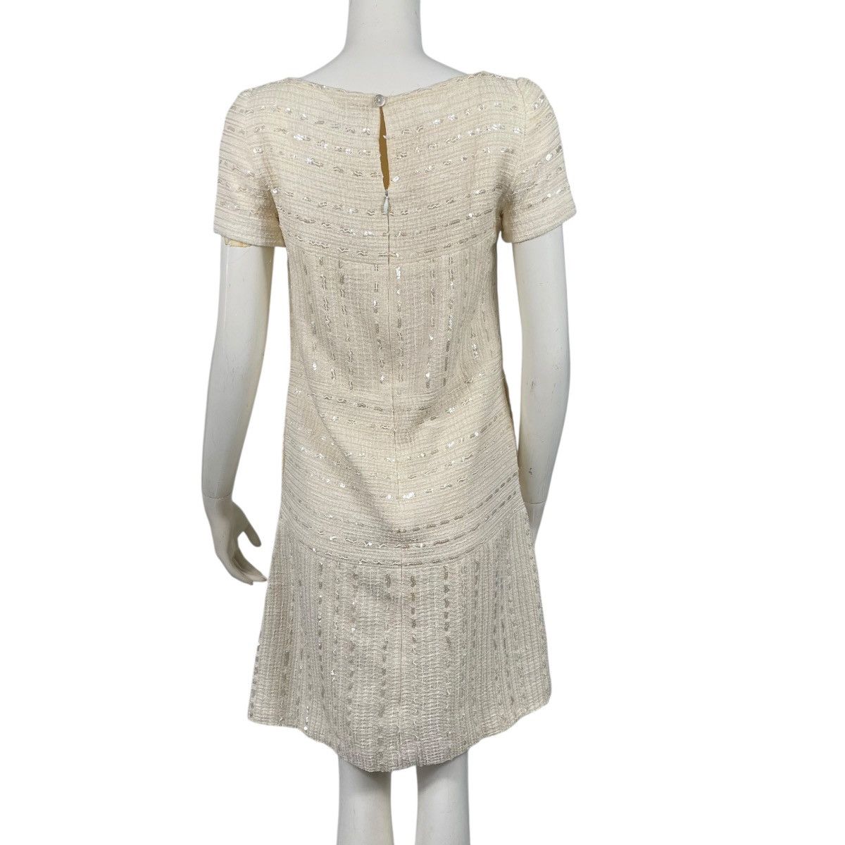 Chanel Vintage Chanel Identification Tweed Sequin One-Piece Dress Size XS / US 0-2 / IT 36-38 - 6 Thumbnail