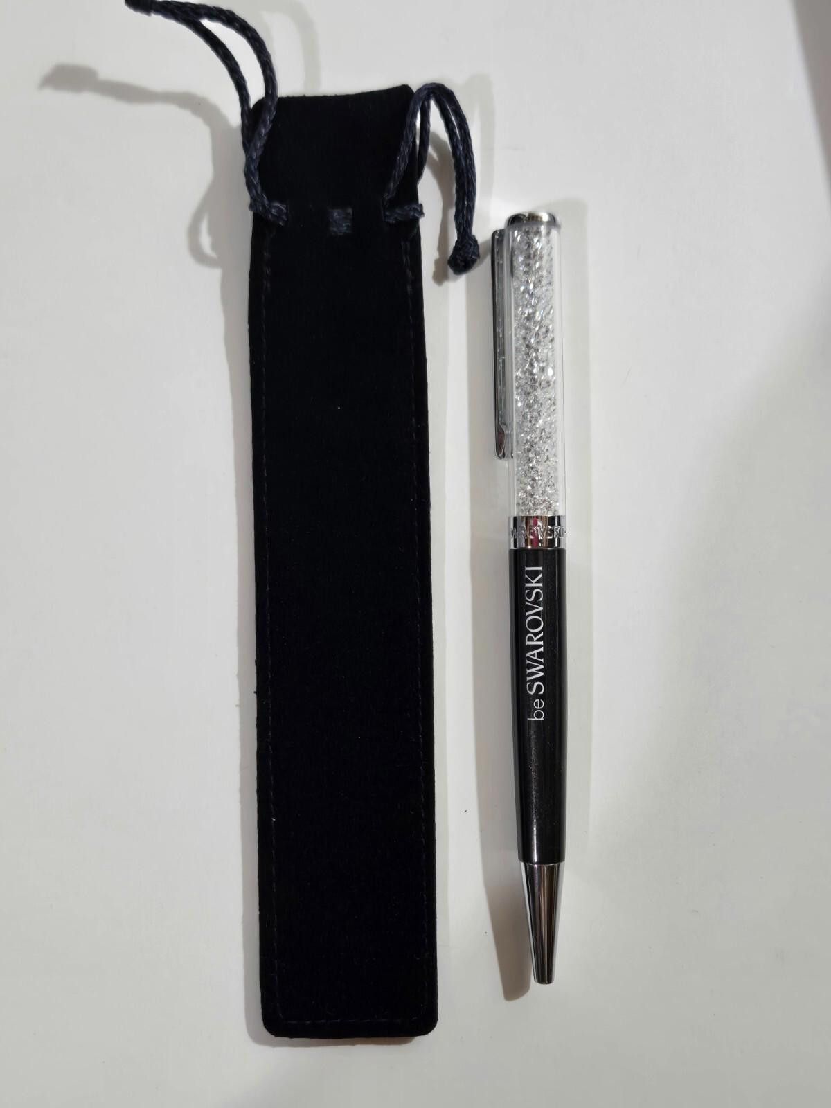 Swarovski Pen By SWAROVSKI BLACK 5410832 with Gift Bag Pouch NEW NIB Size ONE SIZE - 2 Thumbnail