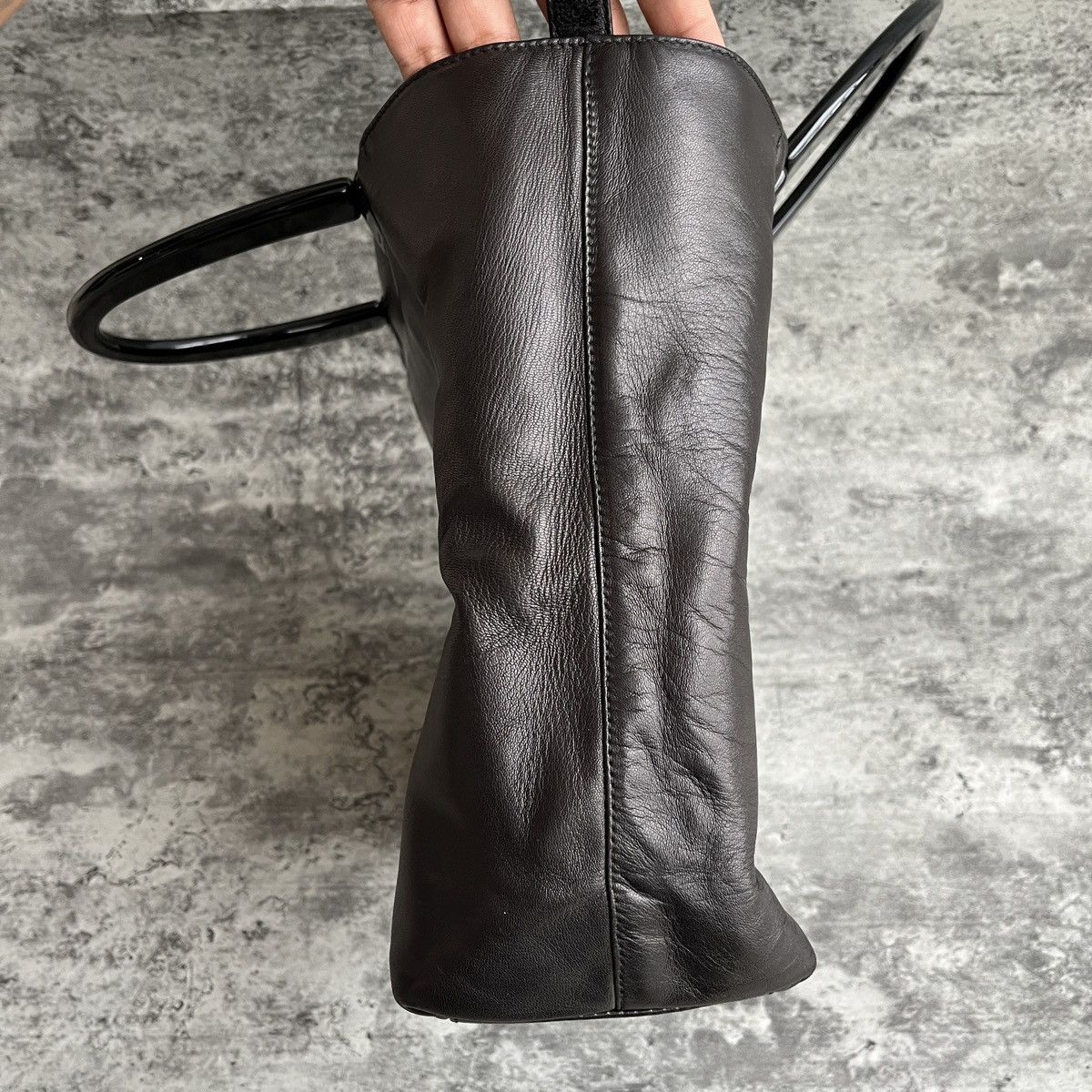 Prada Vintage Prada Iconic Nappa Leather Top Hand-Bag Size ONE SIZE - 10 Thumbnail